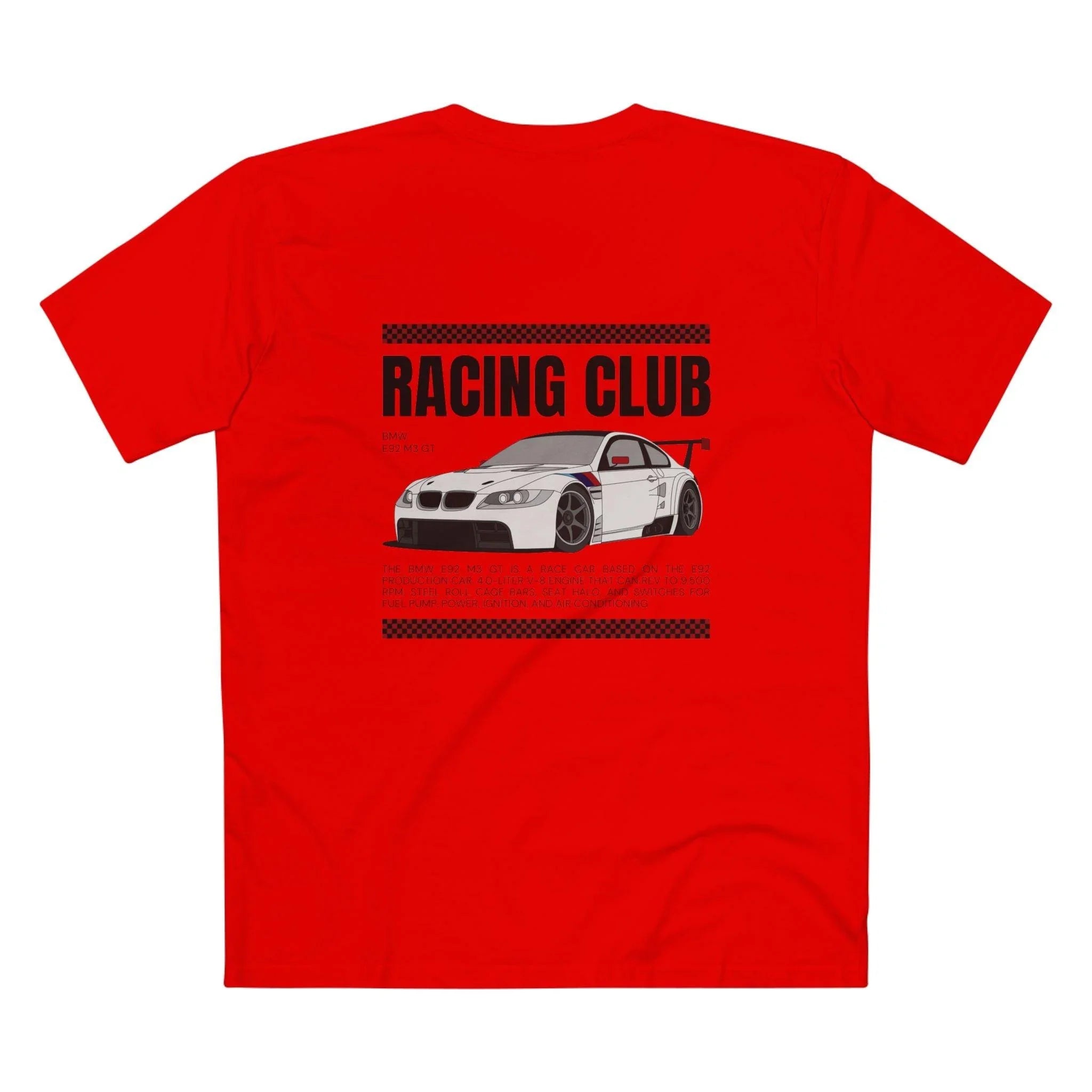 Premium BMW Inspired E92 M3 GT Racecar T-Shirt