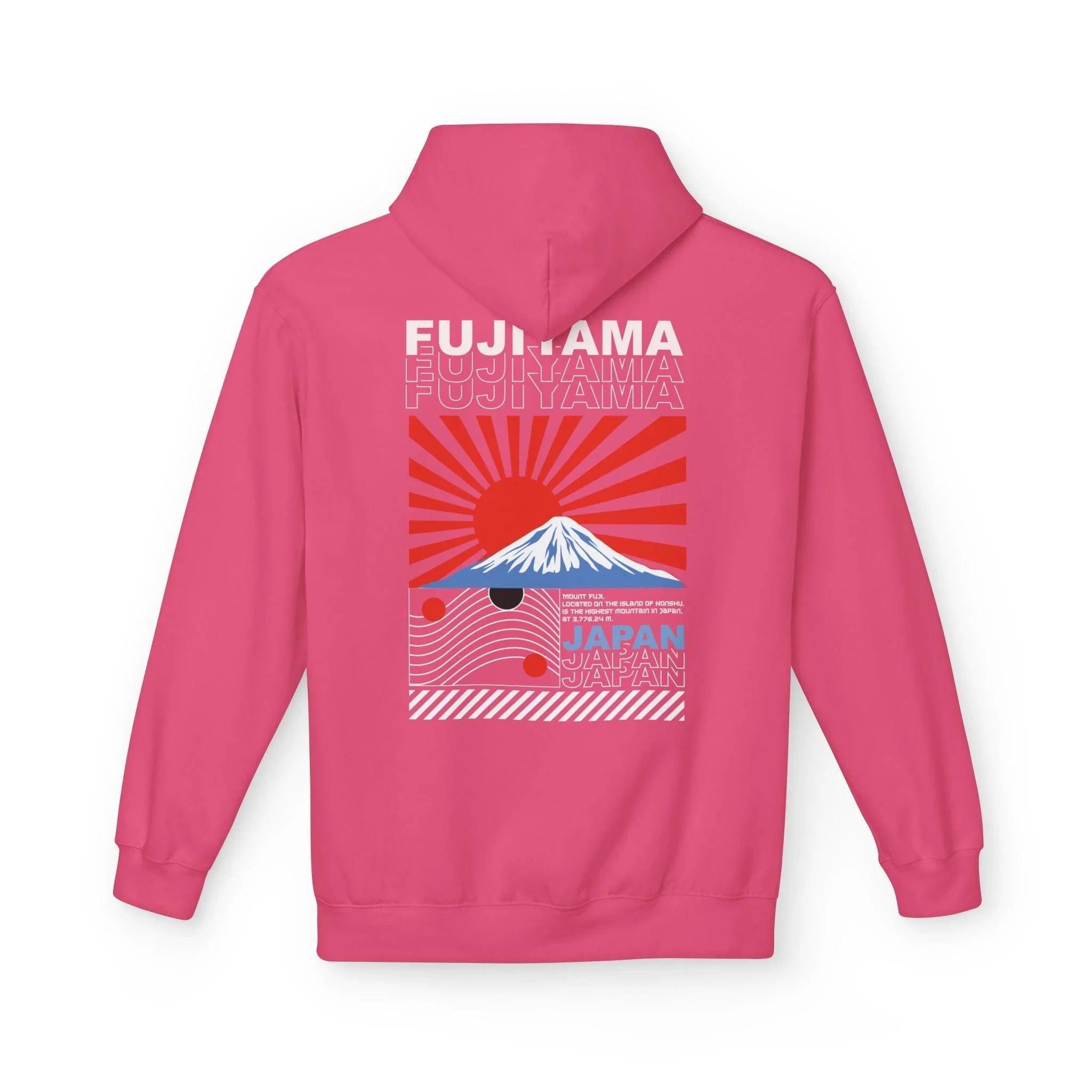Fujiyama Japan Streetwear Cozy Fleece Hoodie - Ultimate Comfort & Style