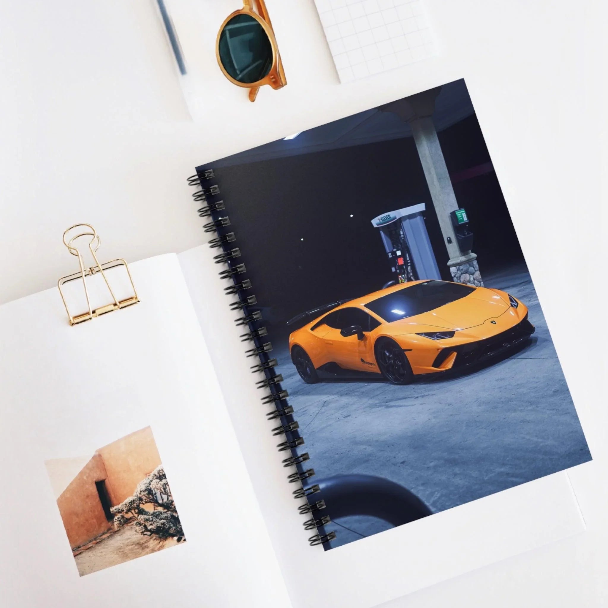 Lamborghini Huracan Automotive Spiral Notebook #027 - Throttle Designs