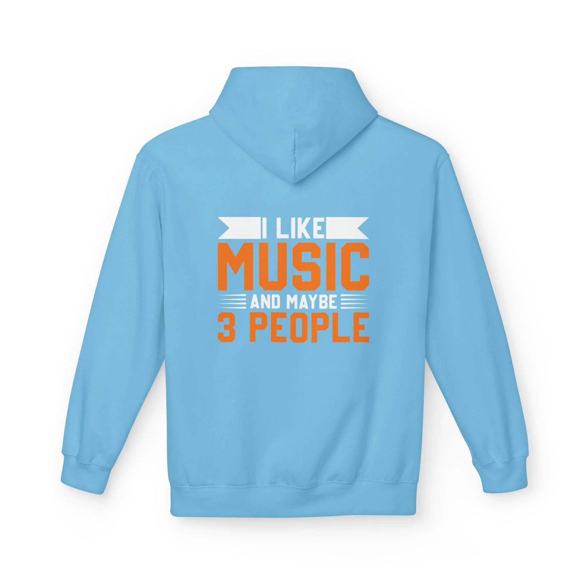 Cozy Up with the "I Love Music & My 3 People" Fleece Hoodie