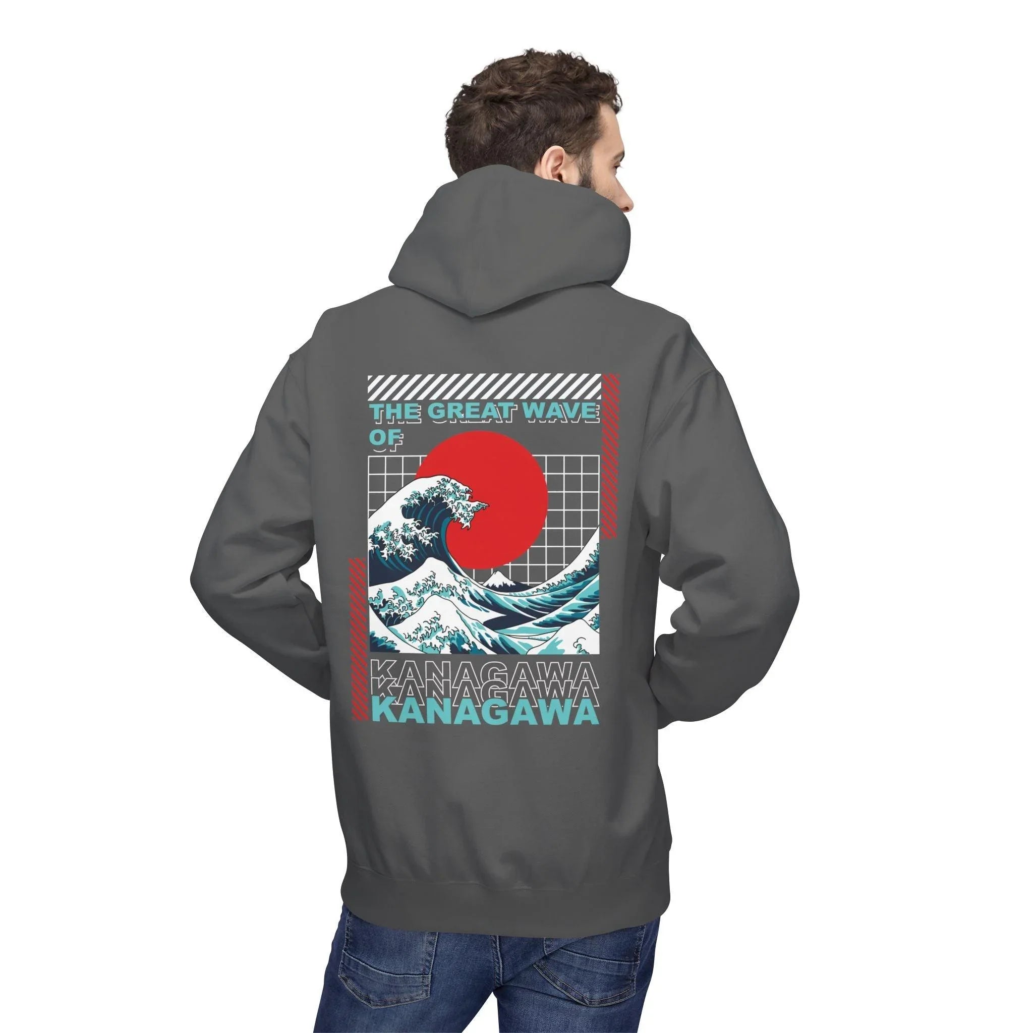 Ultimate Kanagawa Wave Fleece Hoodie: Stylish Japanese Streetwear Comfort