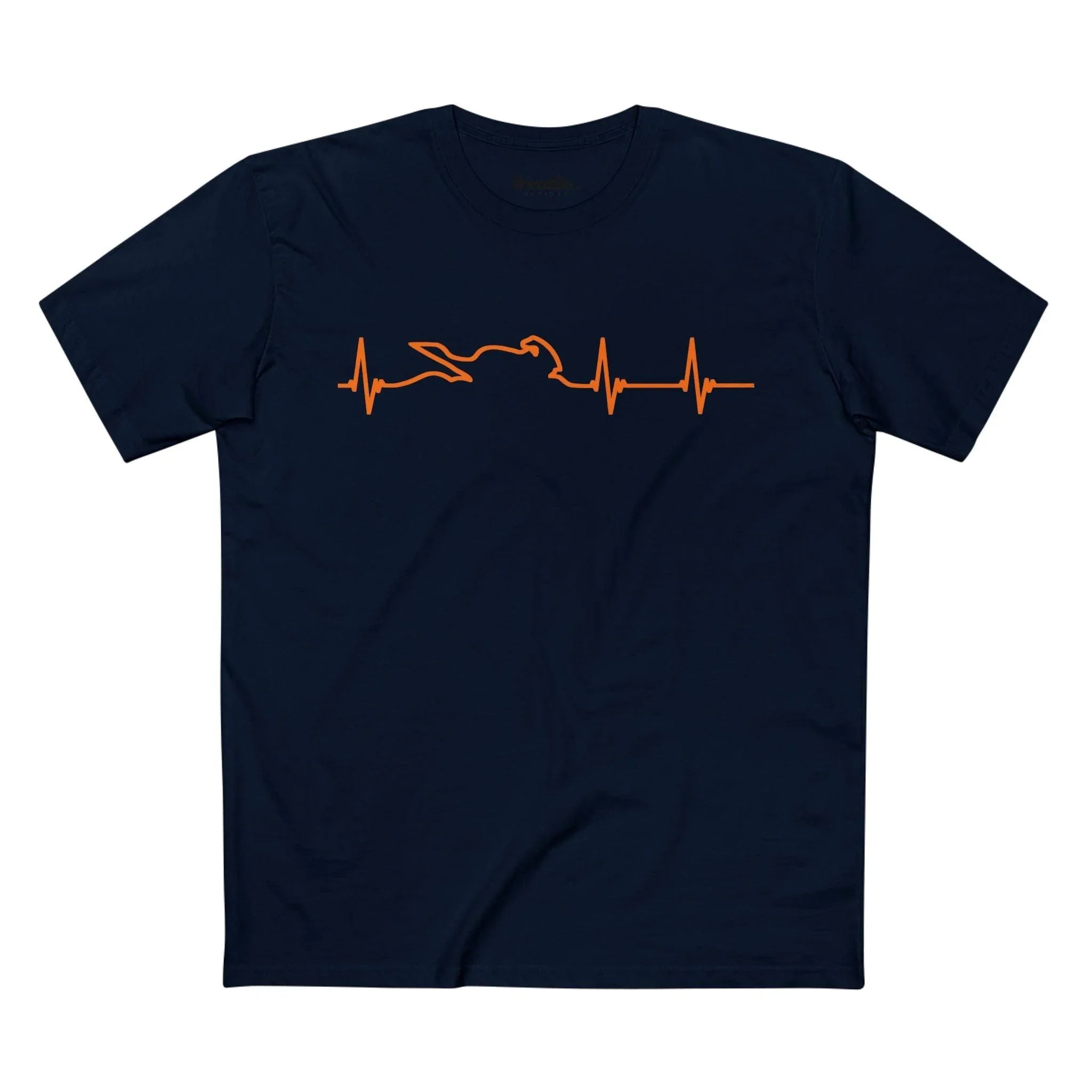 Premium Motorcycle Heartbeat T-Shirt