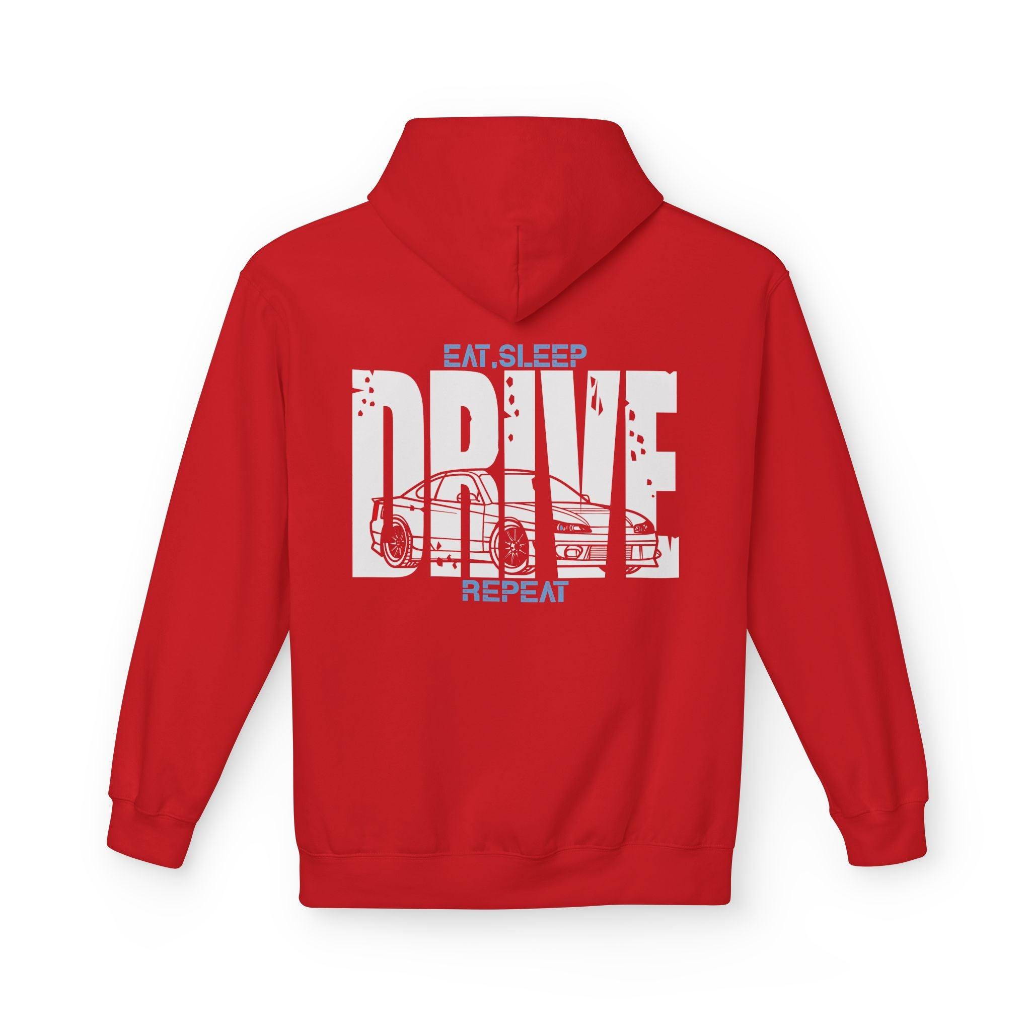 Nissan S15 240sx DRIVE Fleece Hoodie for Car Enthusiasts