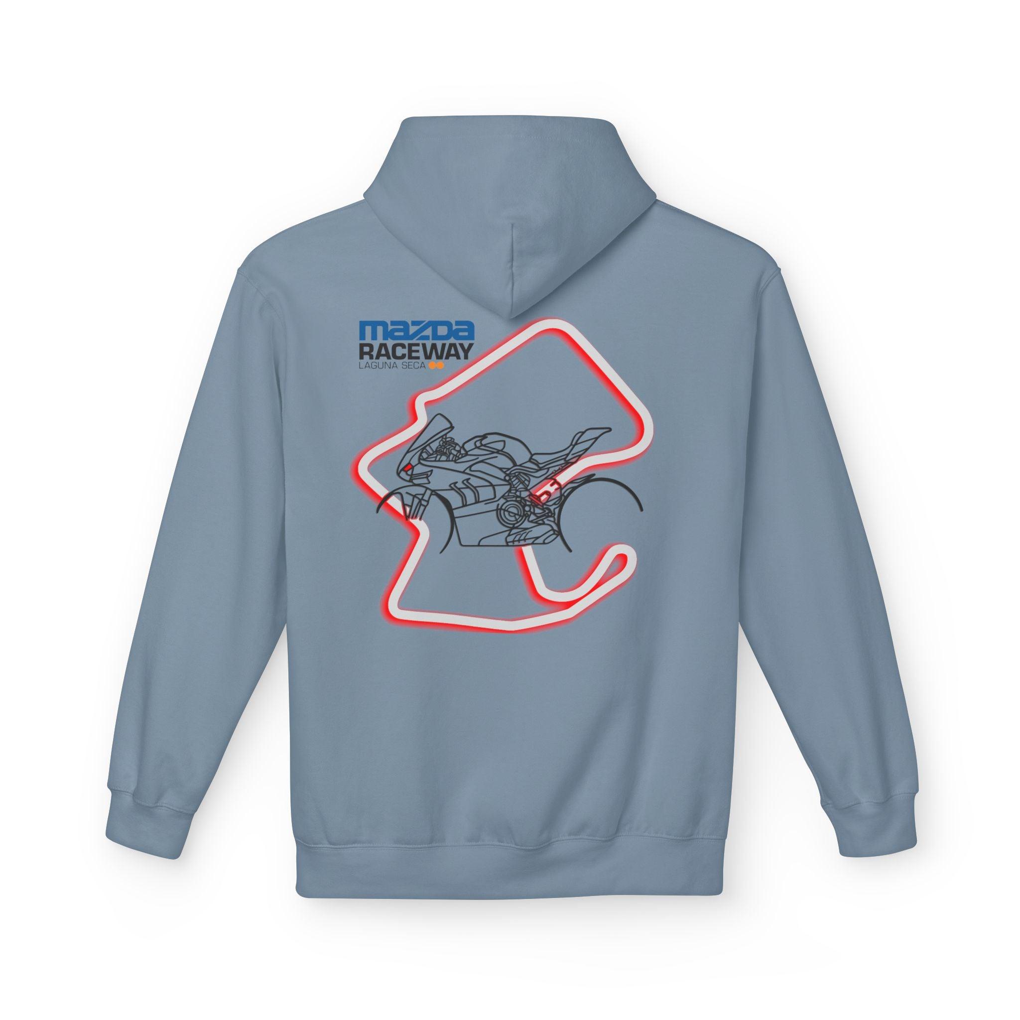 Ducati Panigale V4 SP Laguna Seca Hoodie - Red Edition for Comfort & Style