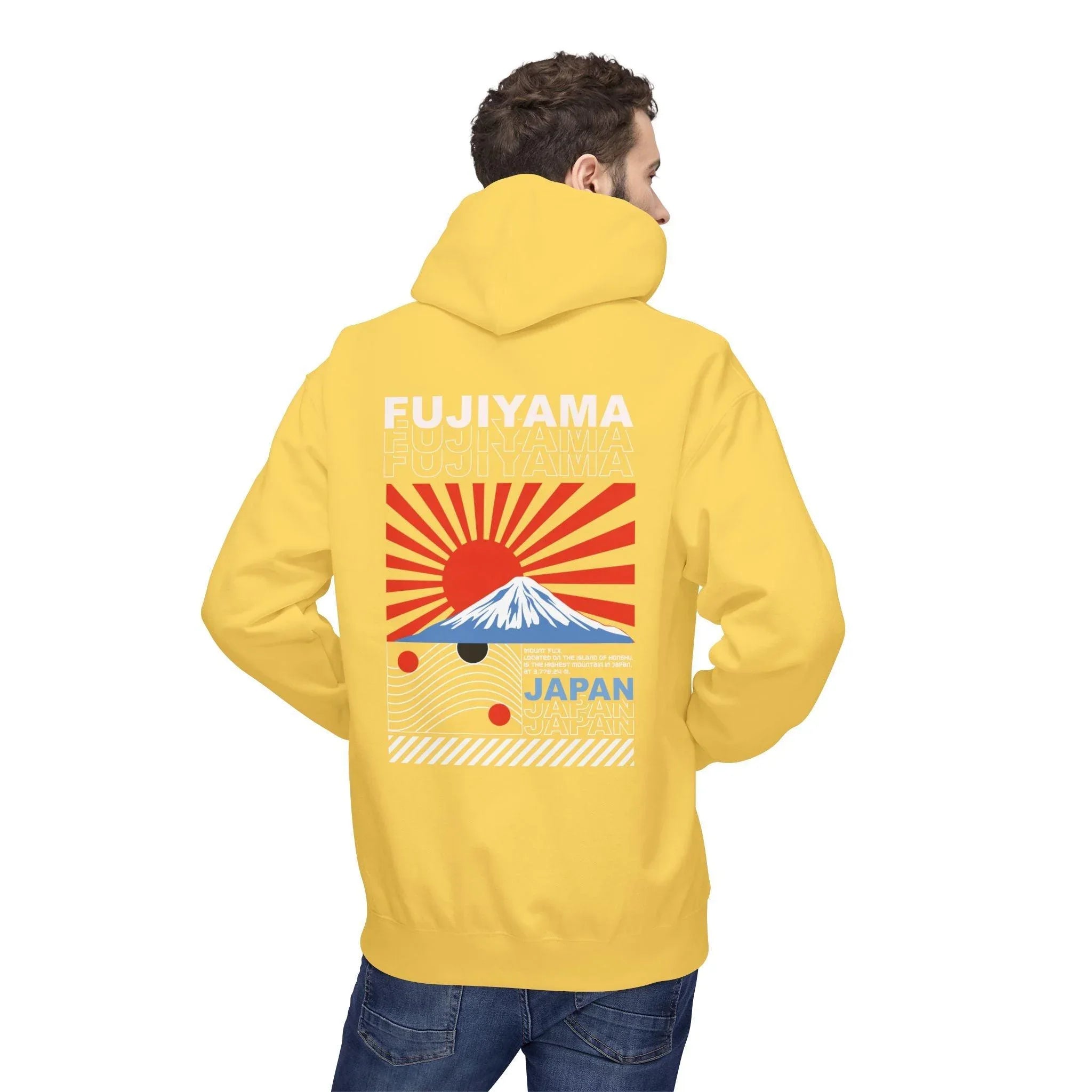 Fujiyama Japan Streetwear Cozy Fleece Hoodie - Ultimate Comfort & Style
