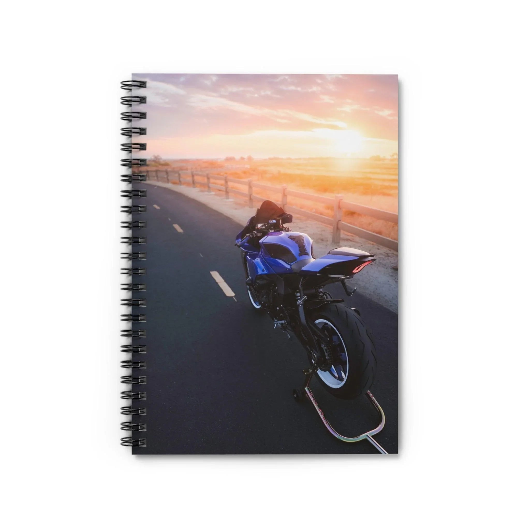 Yamaha R1 Motorcycle Spiral Notebook #005 - Throttle Designs