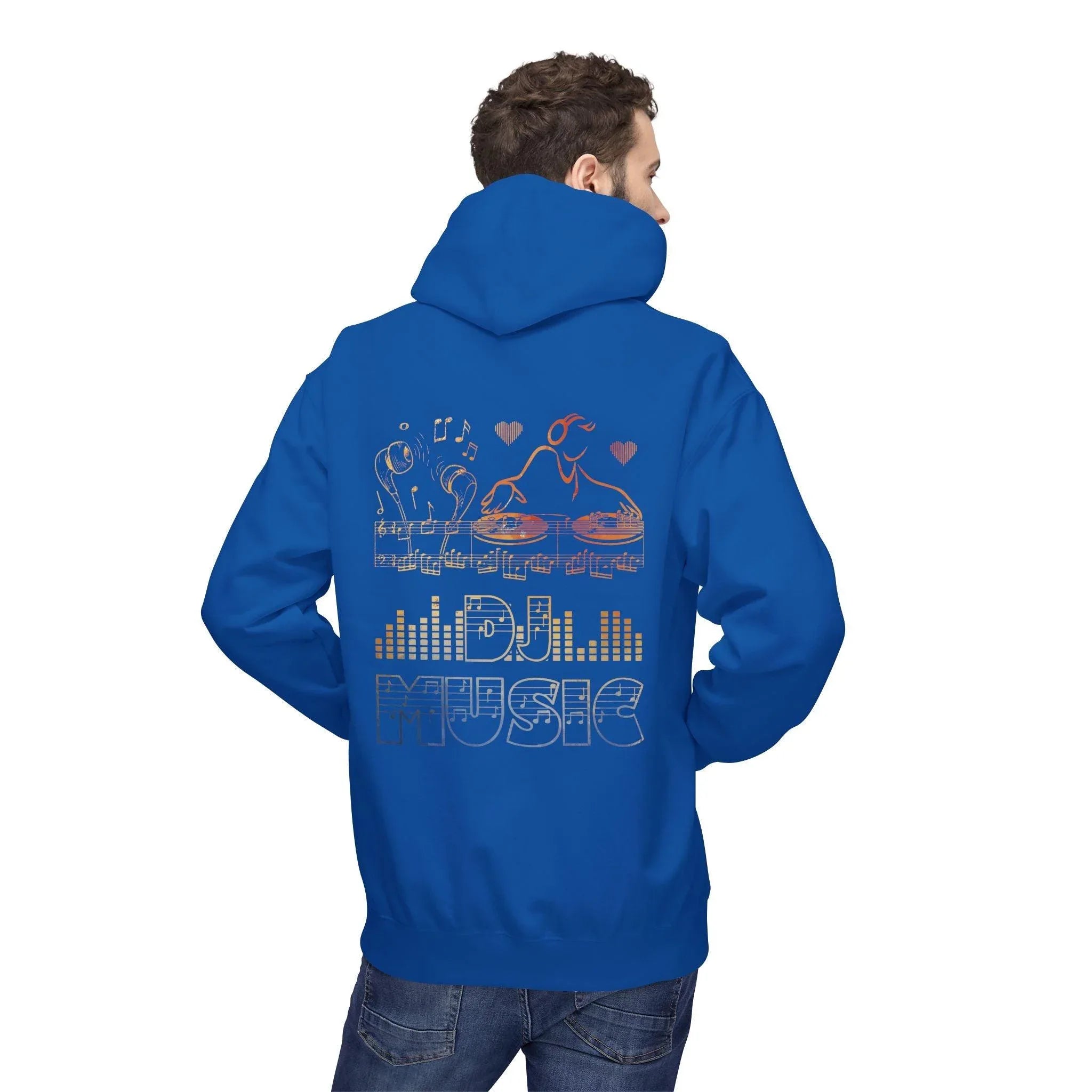 Ultimate DJ Music Lover's Fleece Hoodie: Comfort Meets Style