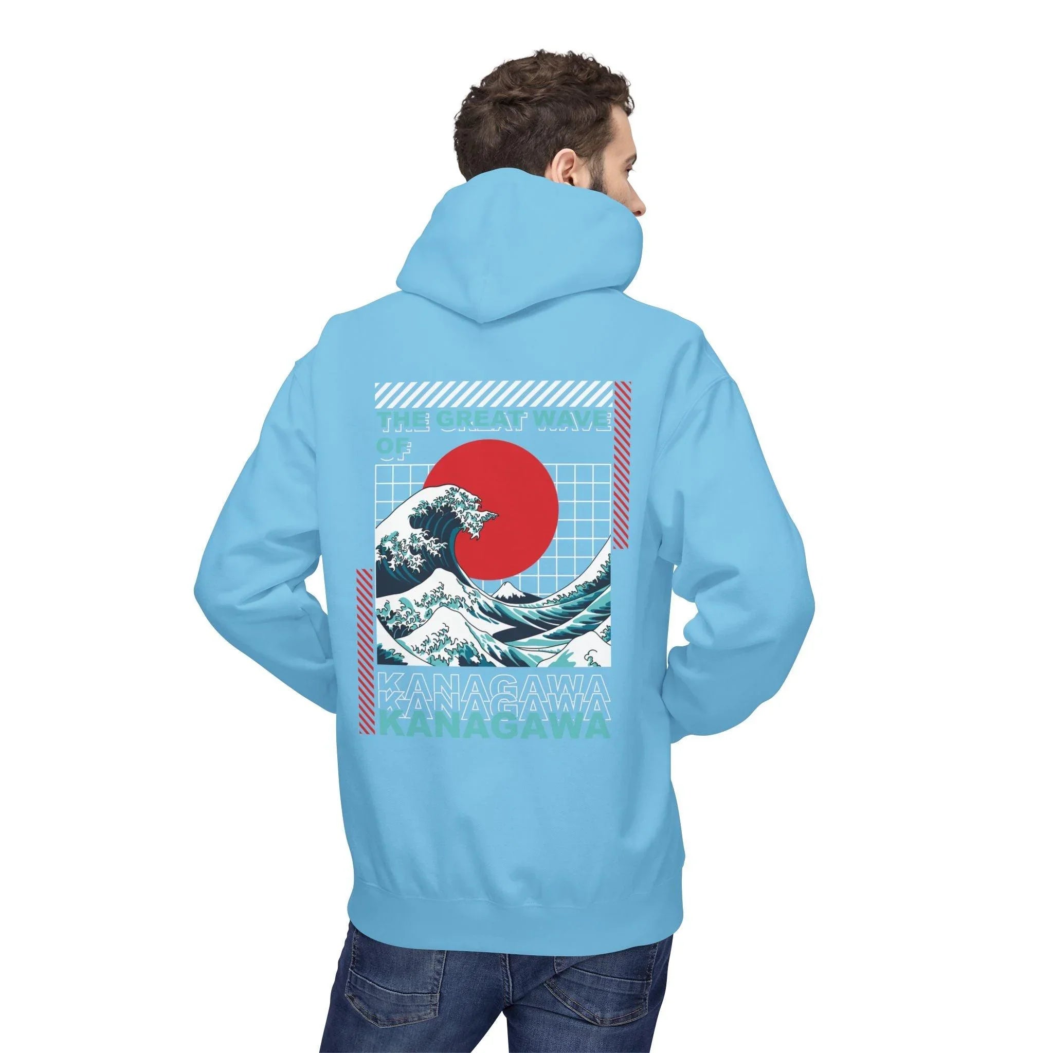 Ultimate Kanagawa Wave Fleece Hoodie: Stylish Japanese Streetwear Comfort