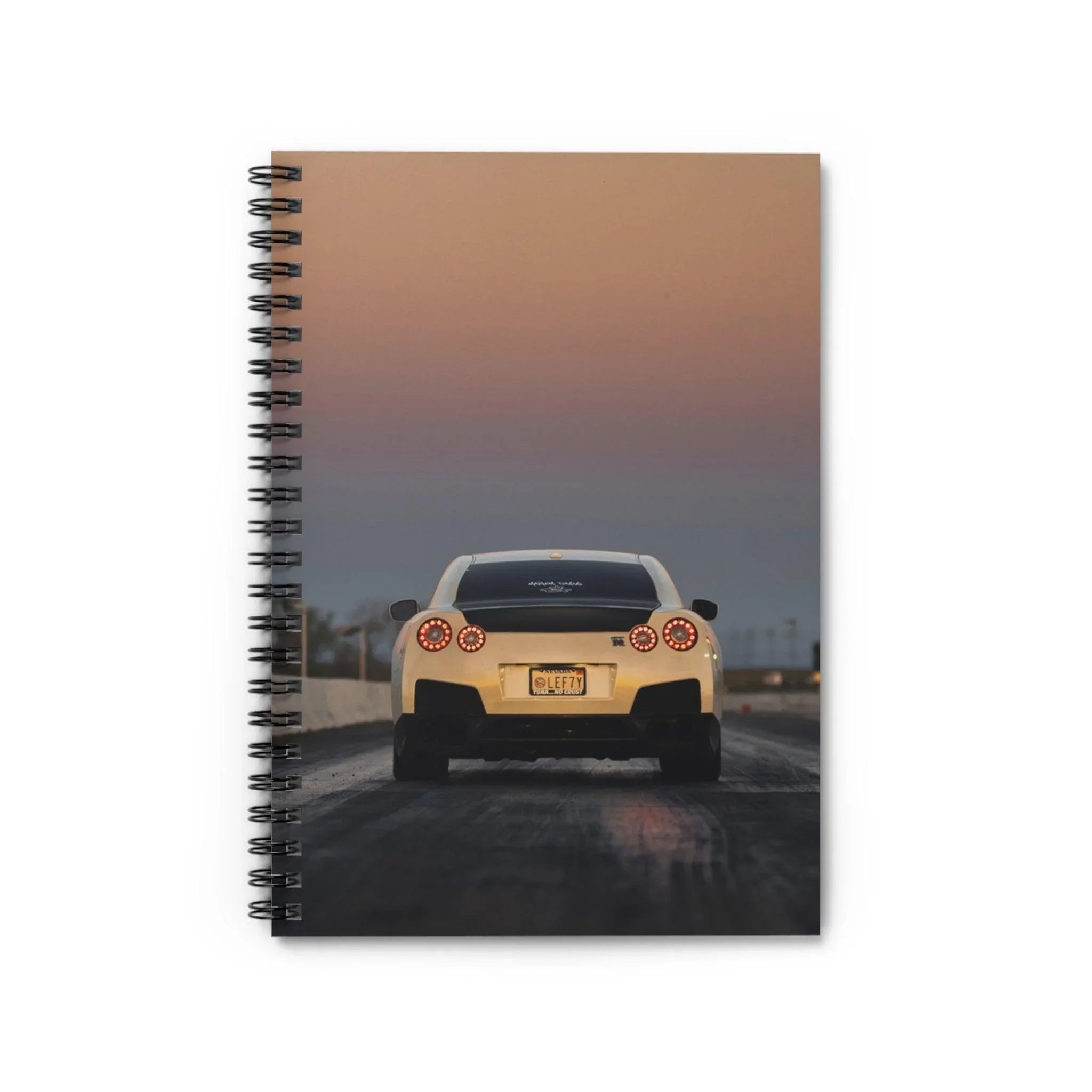 Nissan GTR R35 Automotive Spiral Notebook #007 - Throttle Designs