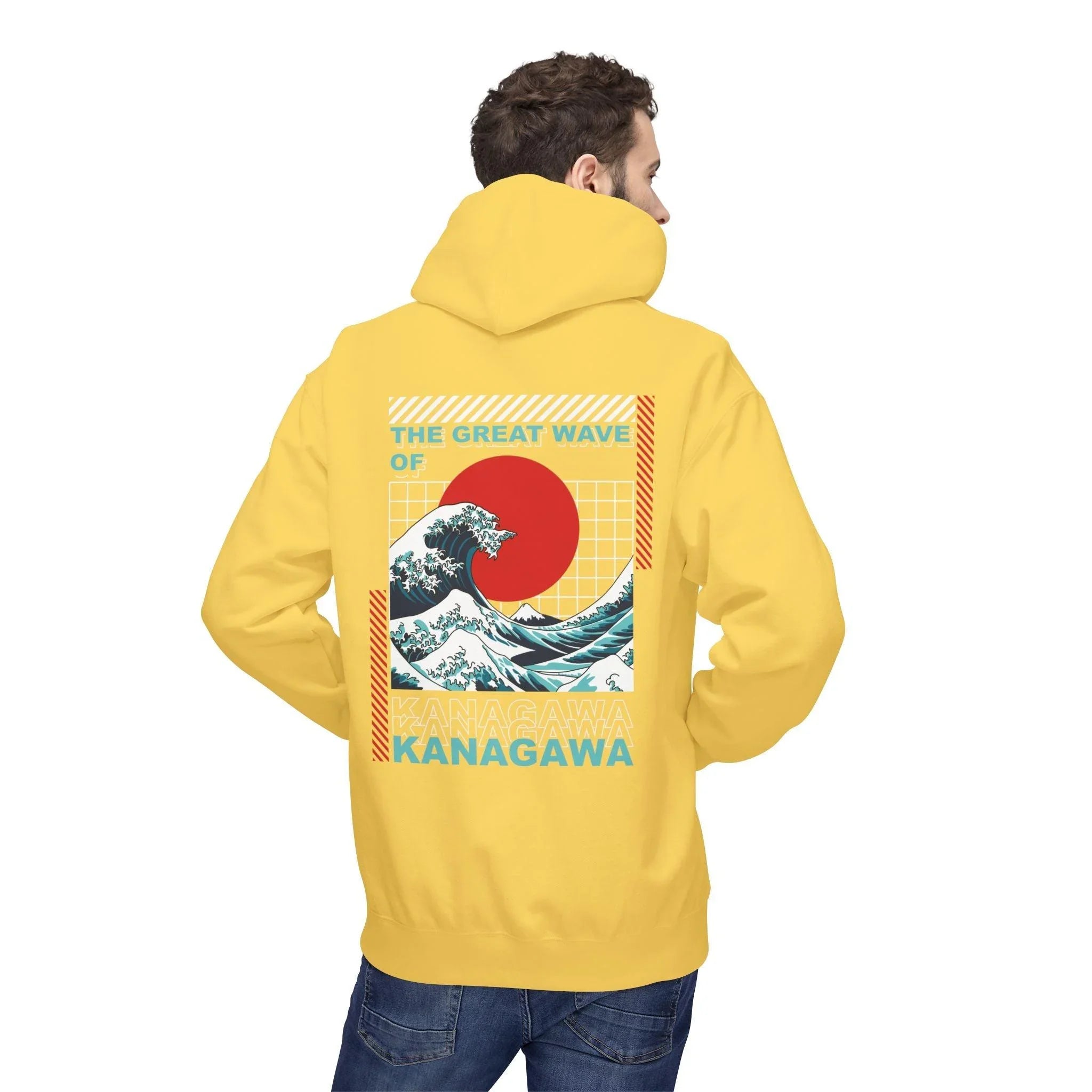 Ultimate Kanagawa Wave Fleece Hoodie: Stylish Japanese Streetwear Comfort