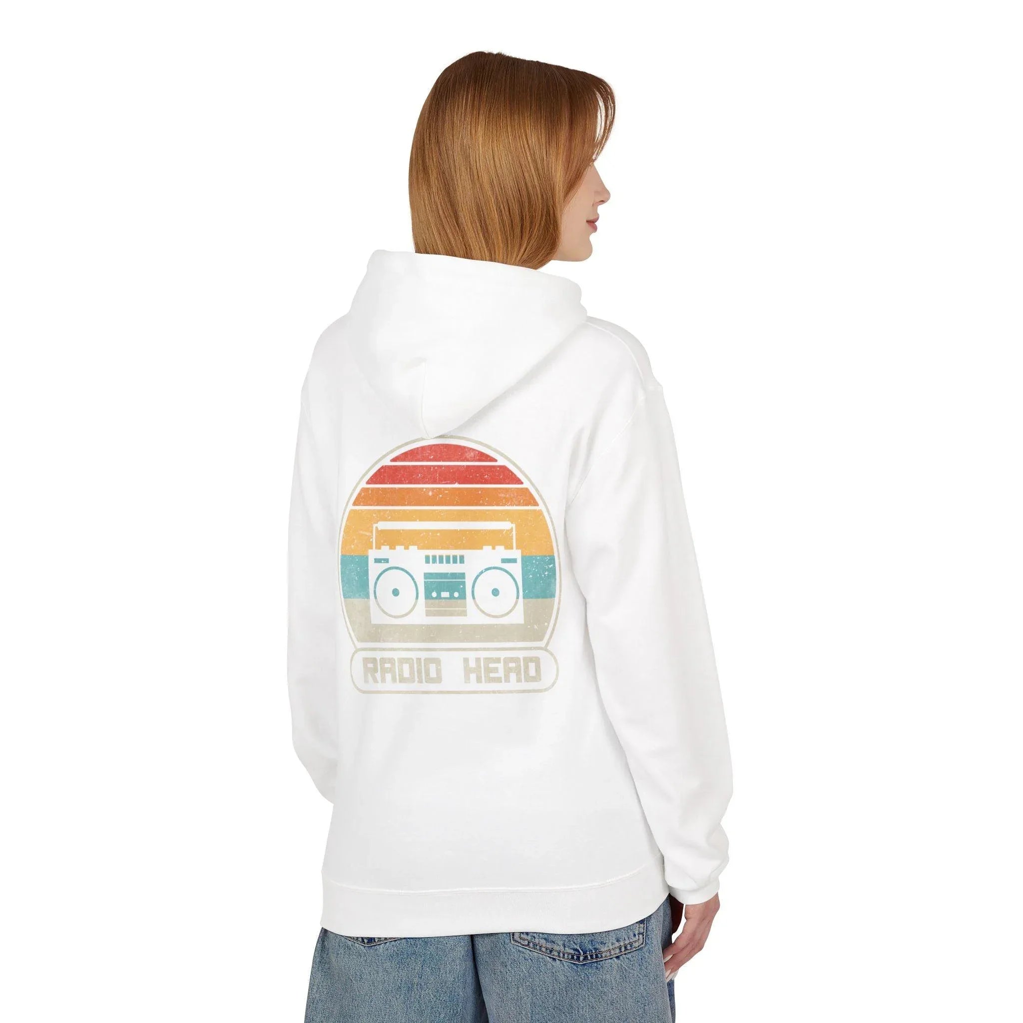 Cozy Vibes Radio Head Fleece Pullover Hoodie