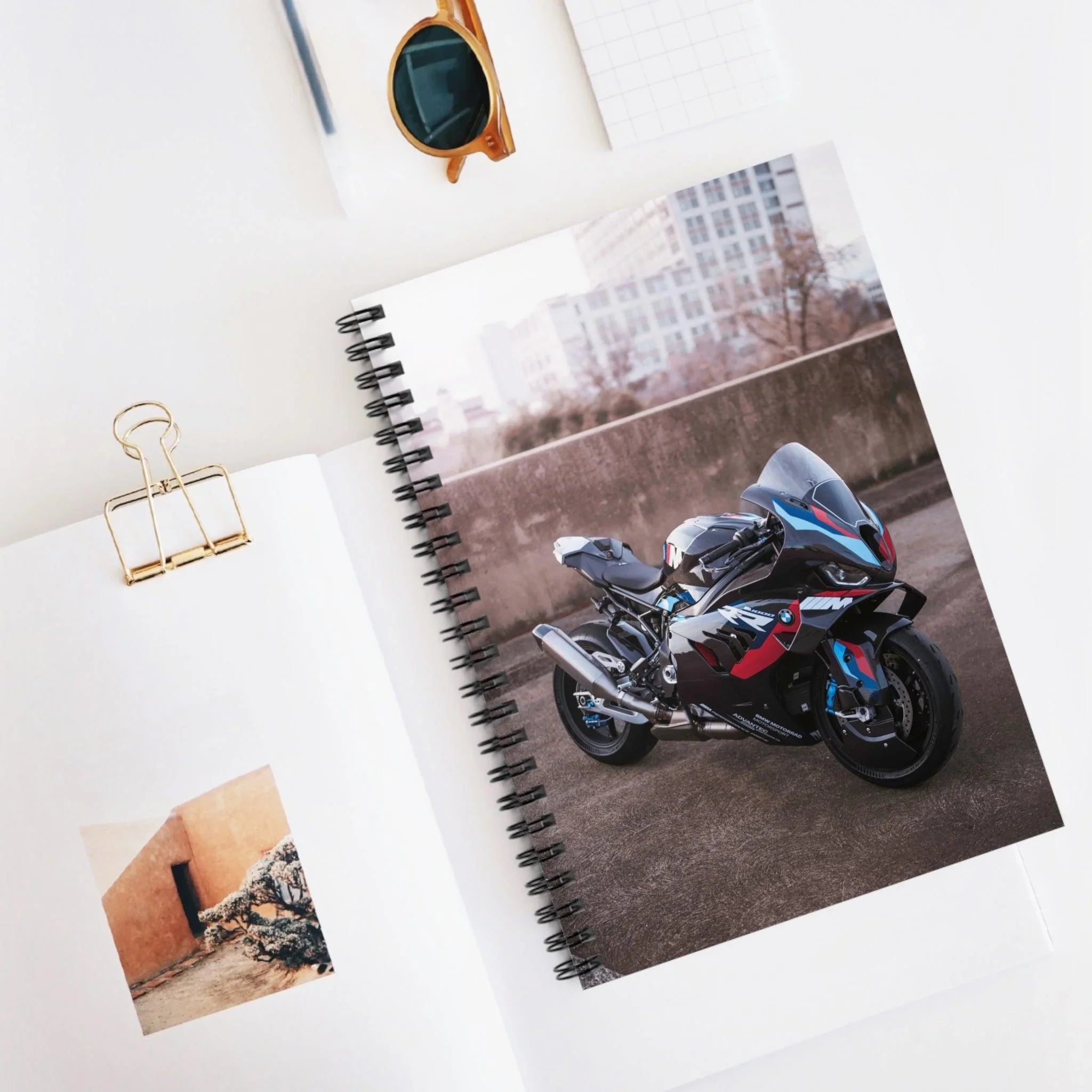 BMW M1000RR Motorcycle Spiral Notebook #005 - Throttle Designs