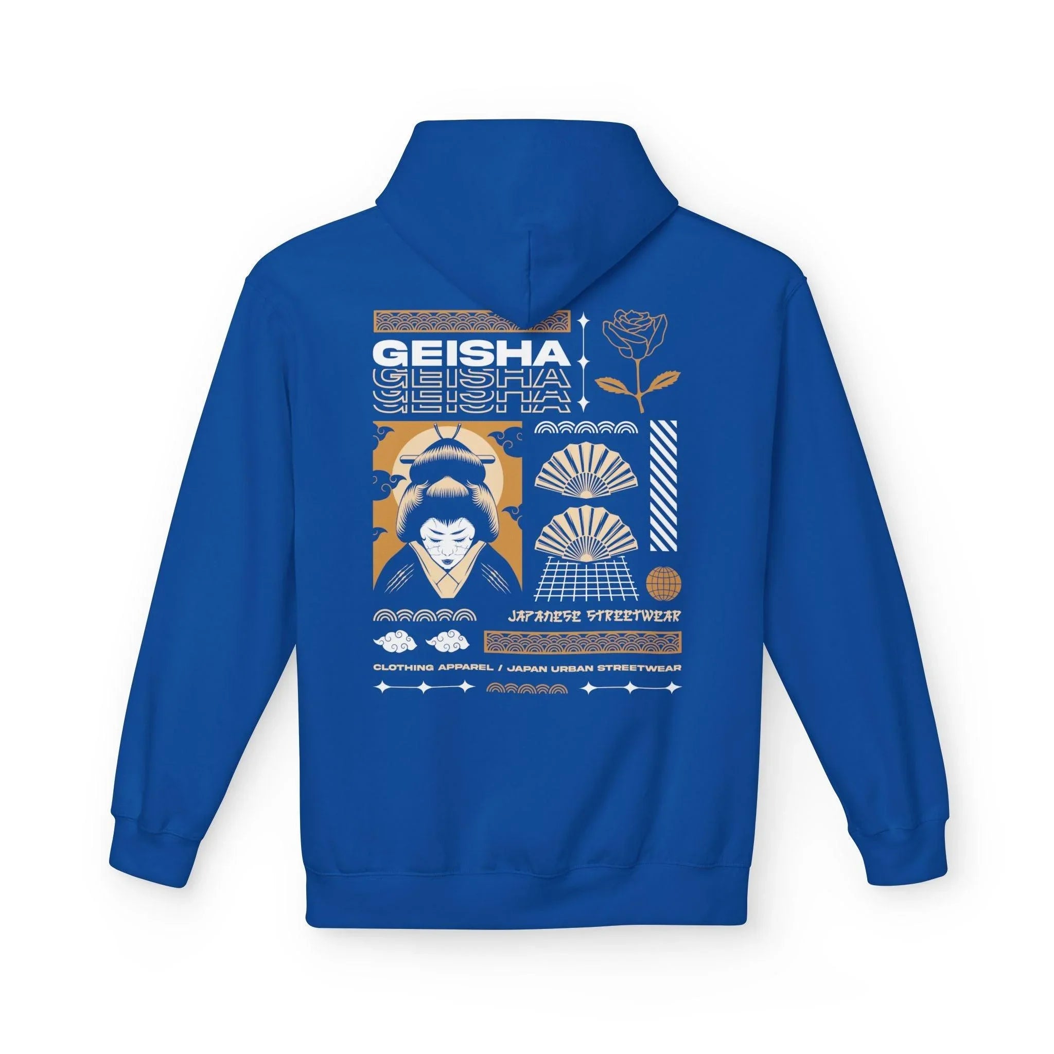 Stylish Geisha-Inspired Fleece Hoodie for Ultimate Streetwear Comfort