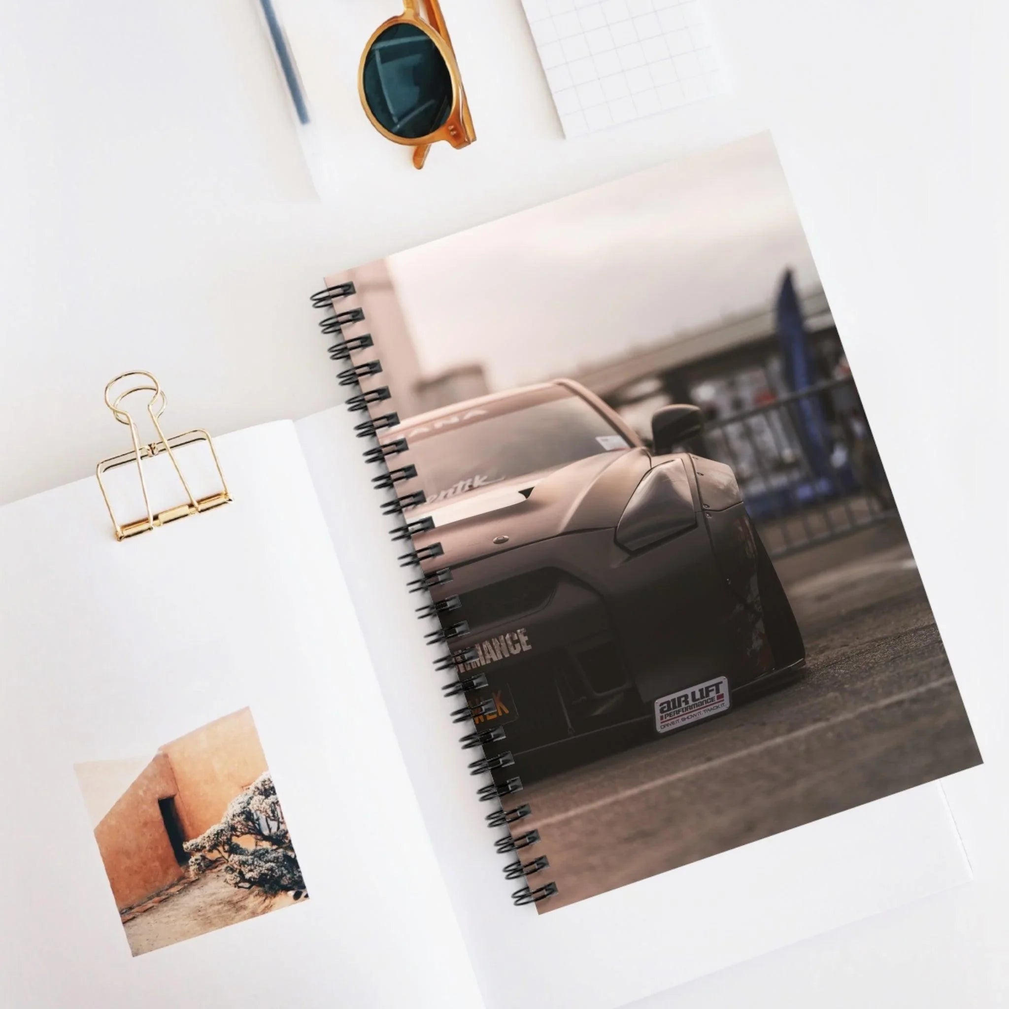 Nissan GTR R35 Automotive Spiral Notebook #002 - Throttle Designs