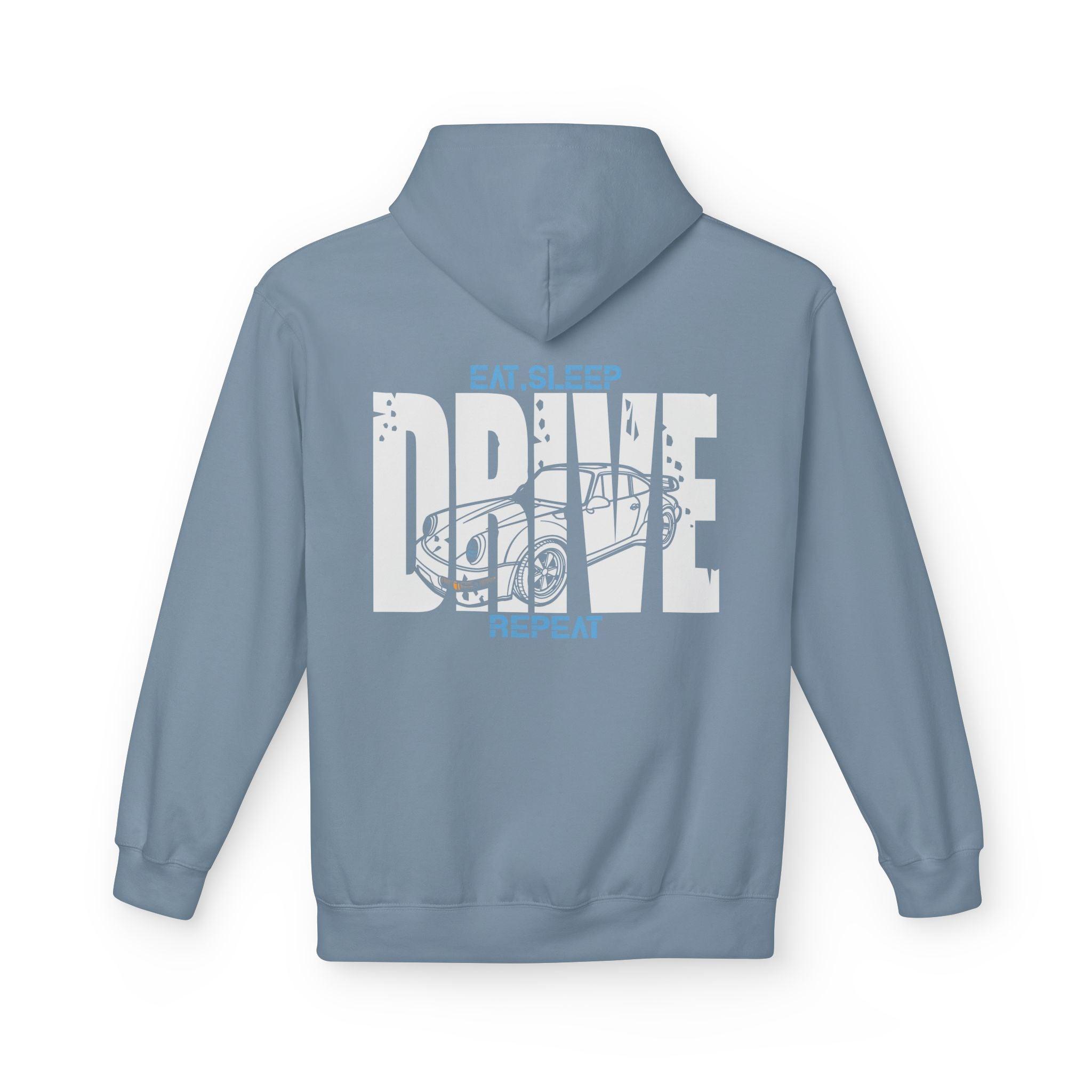 Classic Porsche 911 DRIVE Fleece Hoodie for Ultimate Comfort