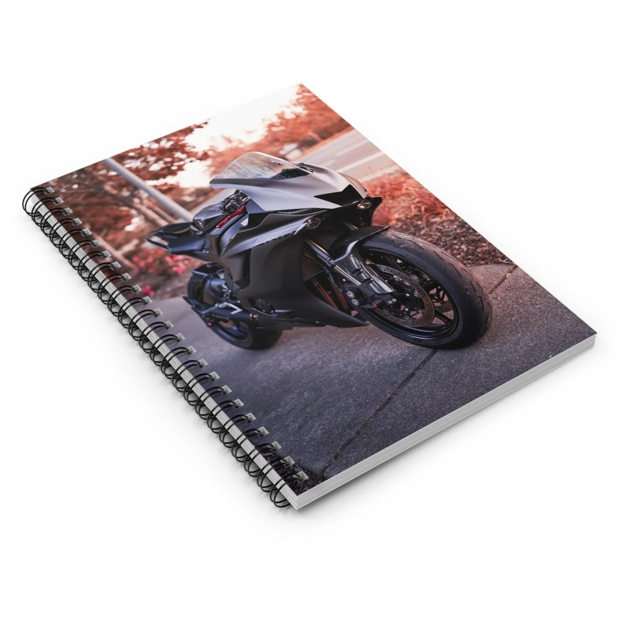 Yamaha R6 Motorcycle Spiral Notebook #004 - Throttle Designs