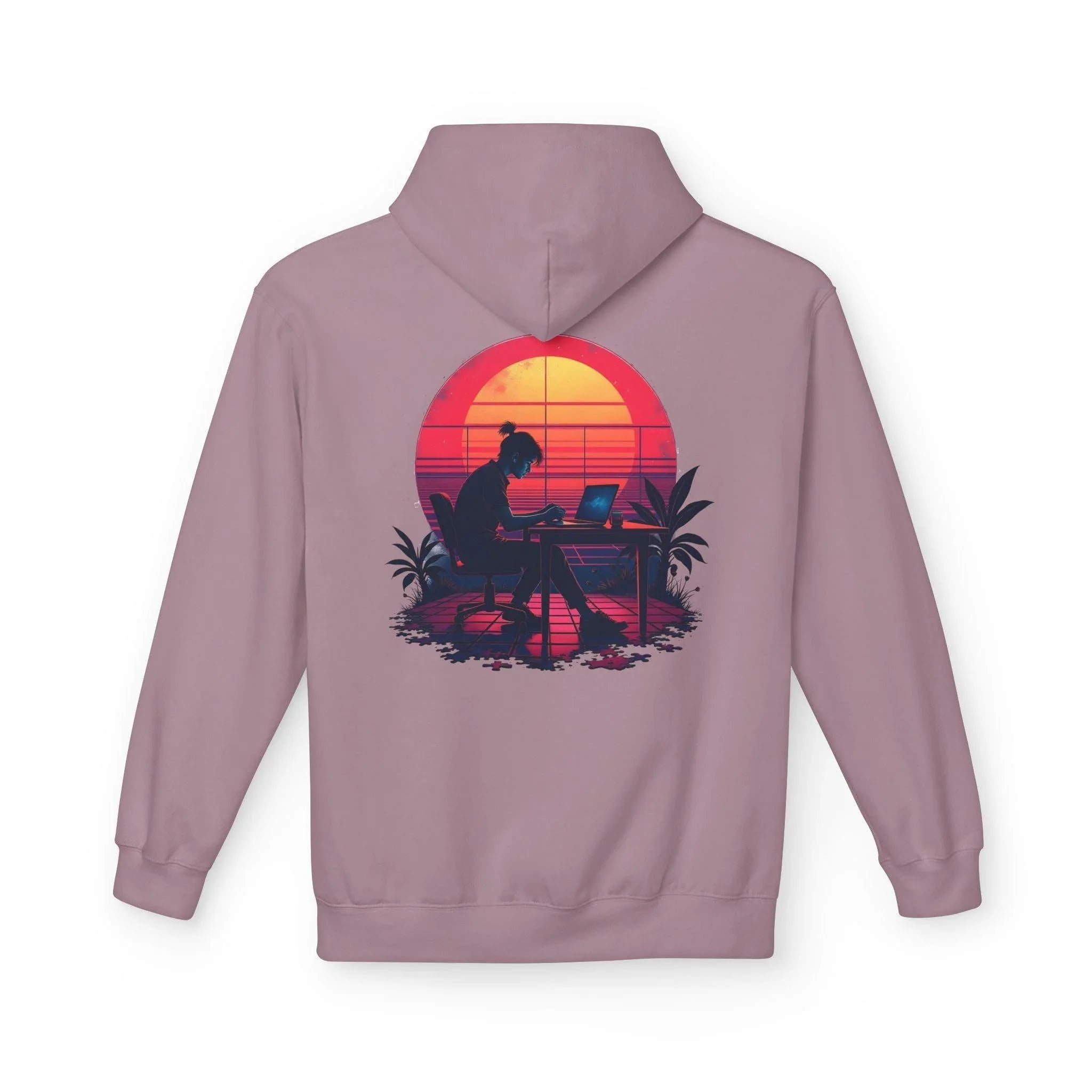 Ultimate Retro Programmer Fleece Hoodie for Comfort and Style