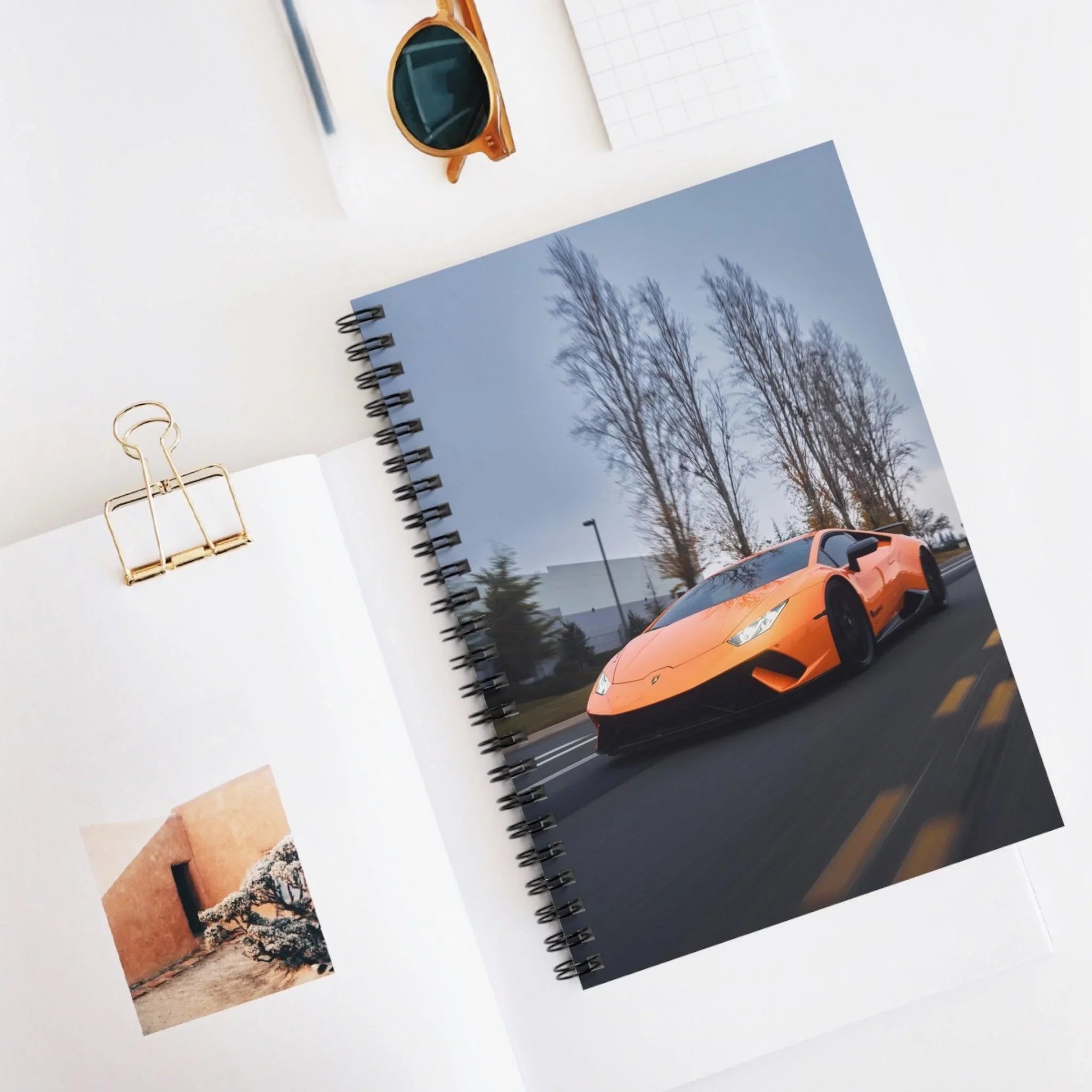 Lamborghini Huracan Automotive Spiral Notebook #007 - Throttle Designs