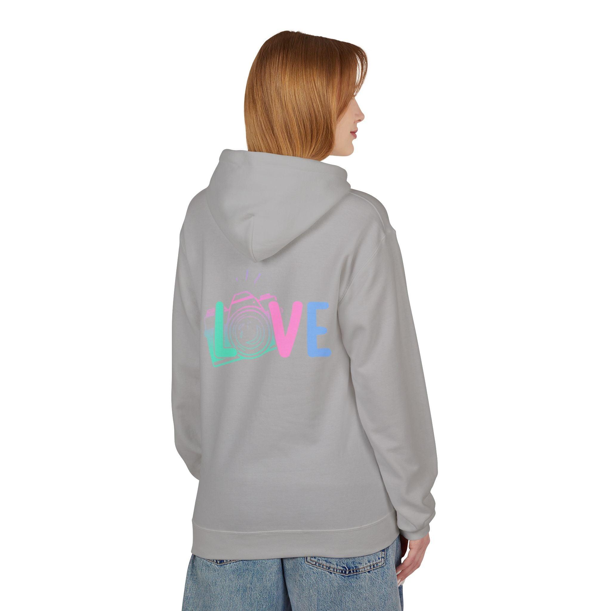 Cozy Love Photography Fleece Hoodie for Stylish Comfort