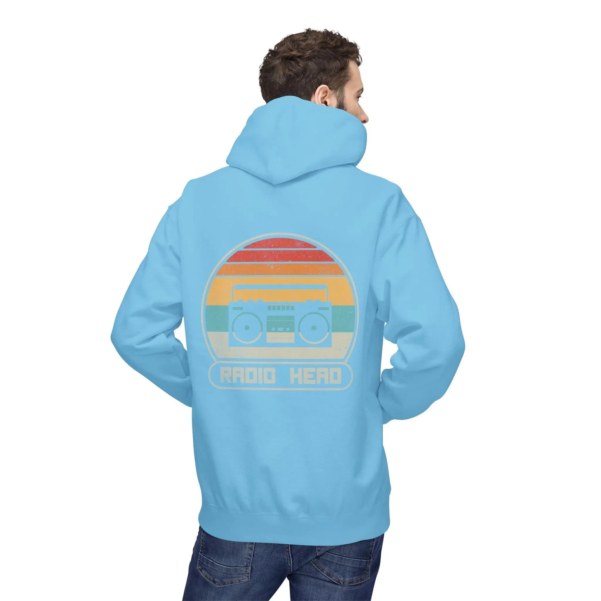 Cozy Vibes Radio Head Fleece Pullover Hoodie