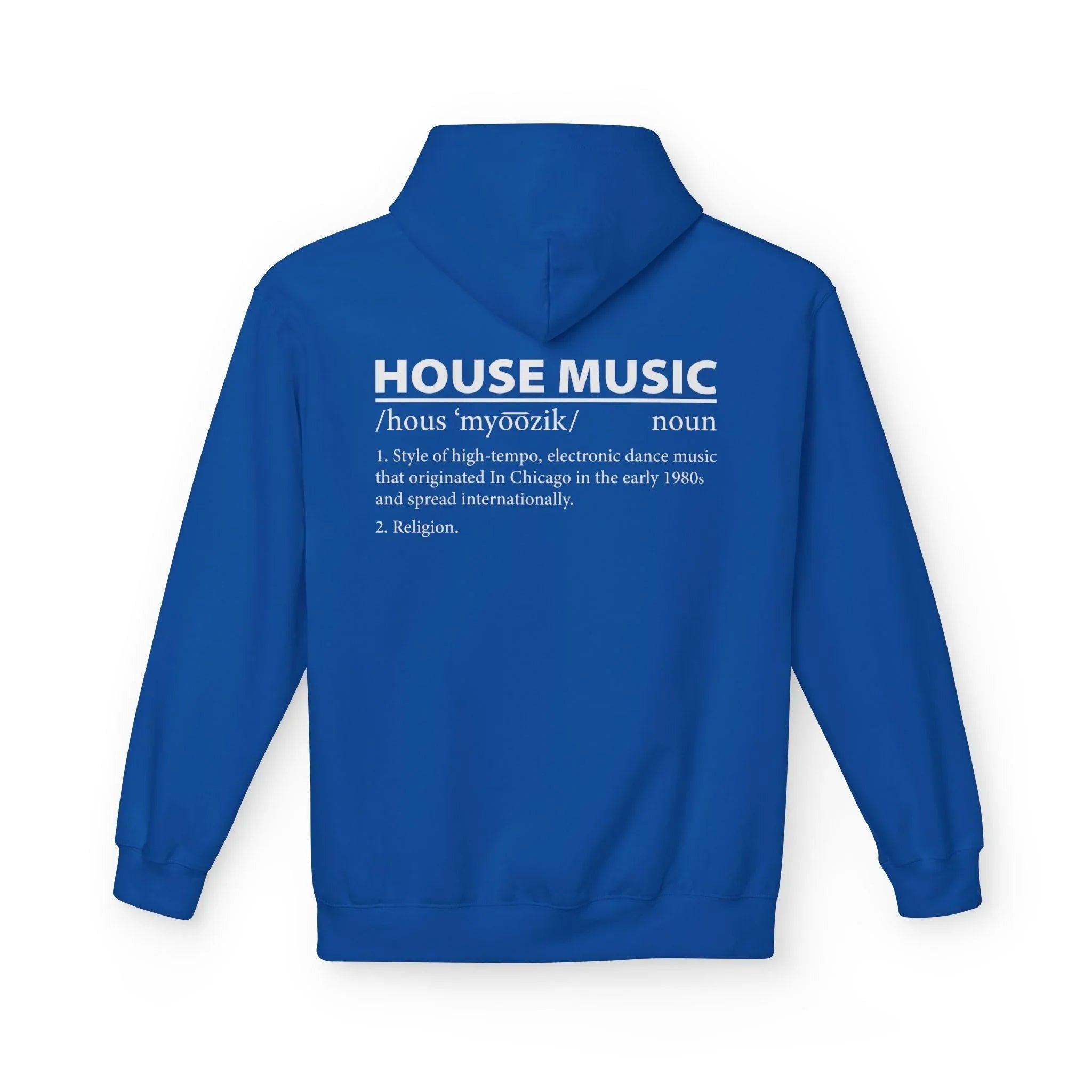 Ultimate House Music Fleece Hoodie for Comfort and Style