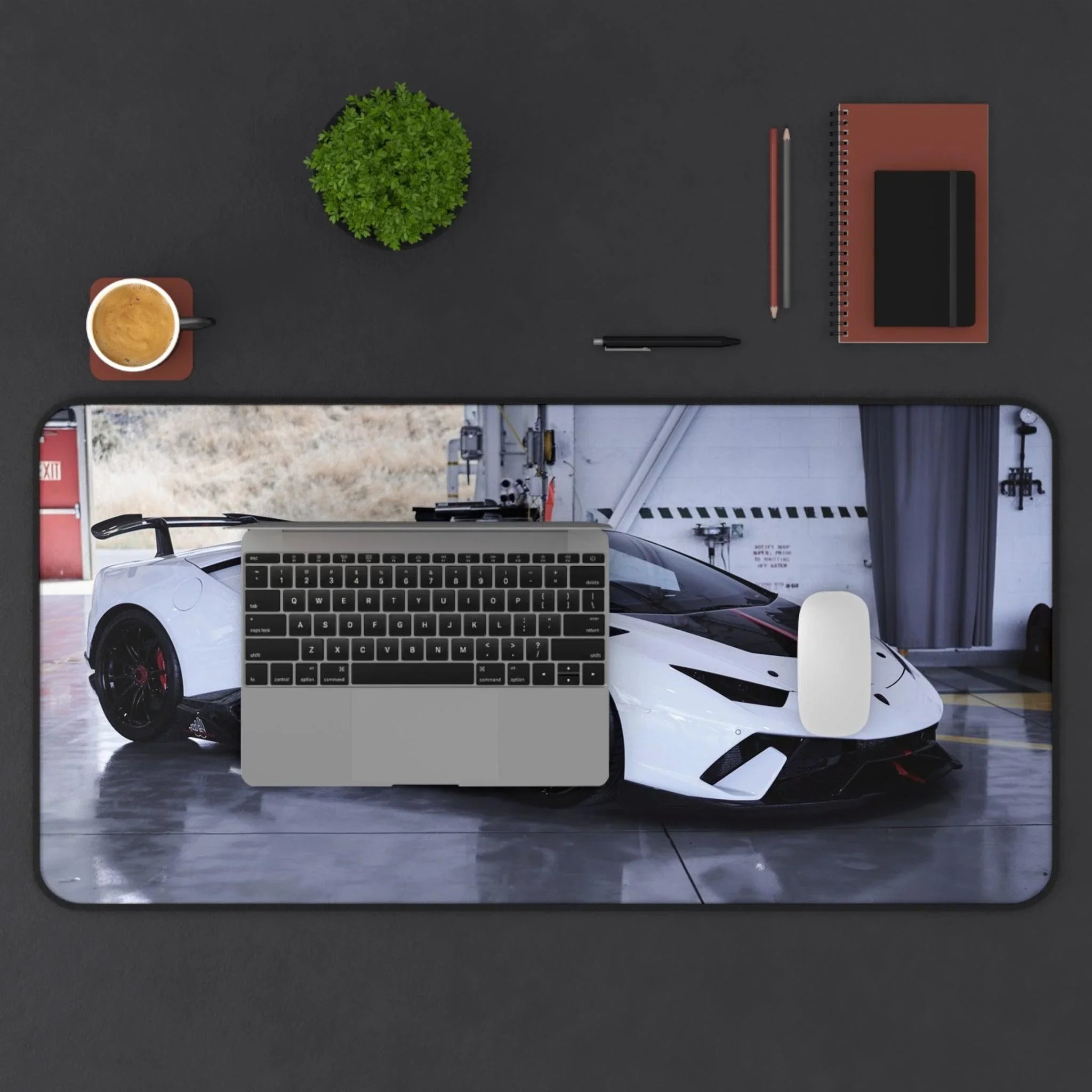Lamborghini Huracan #101 Luxury Desk Mat Mouse Pad for Car Enthusiasts