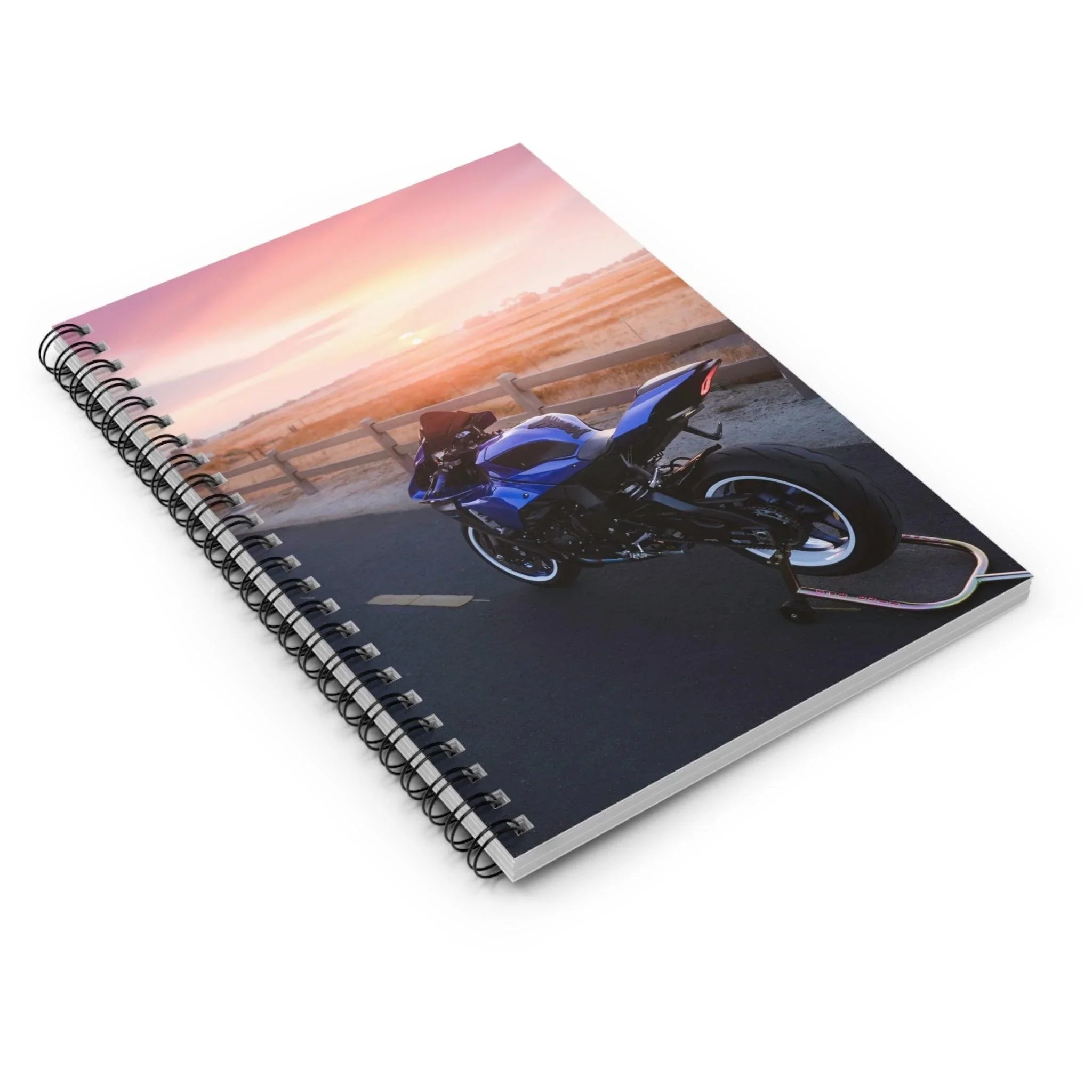 Yamaha R1 Motorcycle Spiral Notebook #008 - Throttle Designs