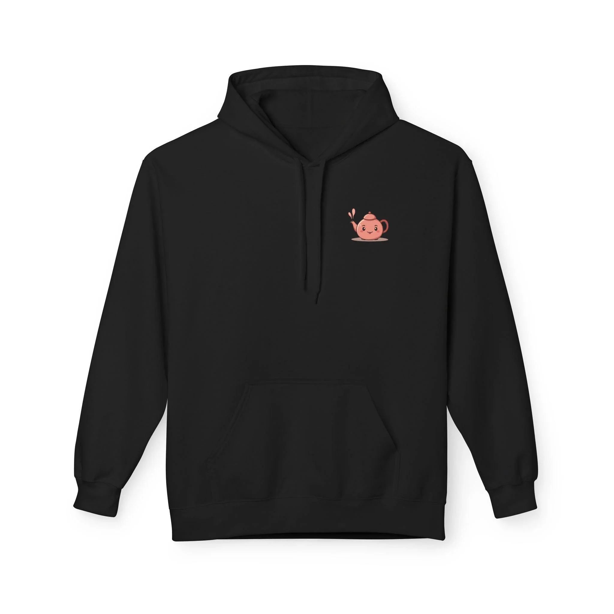 Charming Tea Cup Fleece Hoodie for Ultimate Comfort and Style