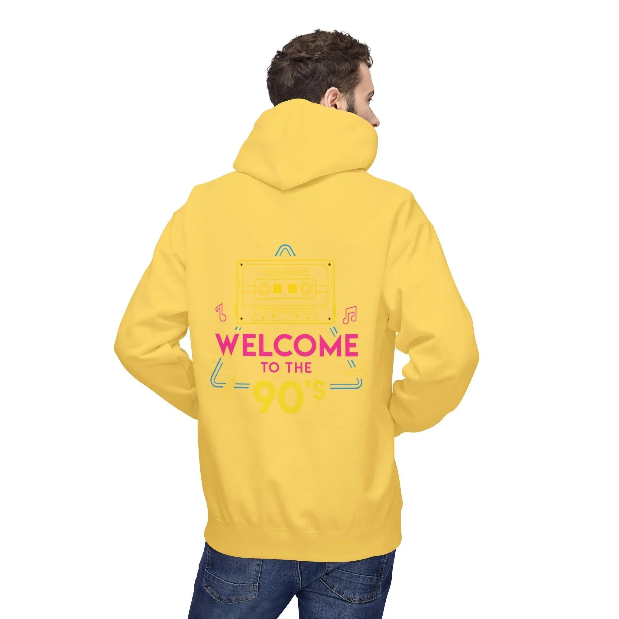 Nostalgic 90's Vibes Premium Fleece Hoodie for Ultimate Comfort