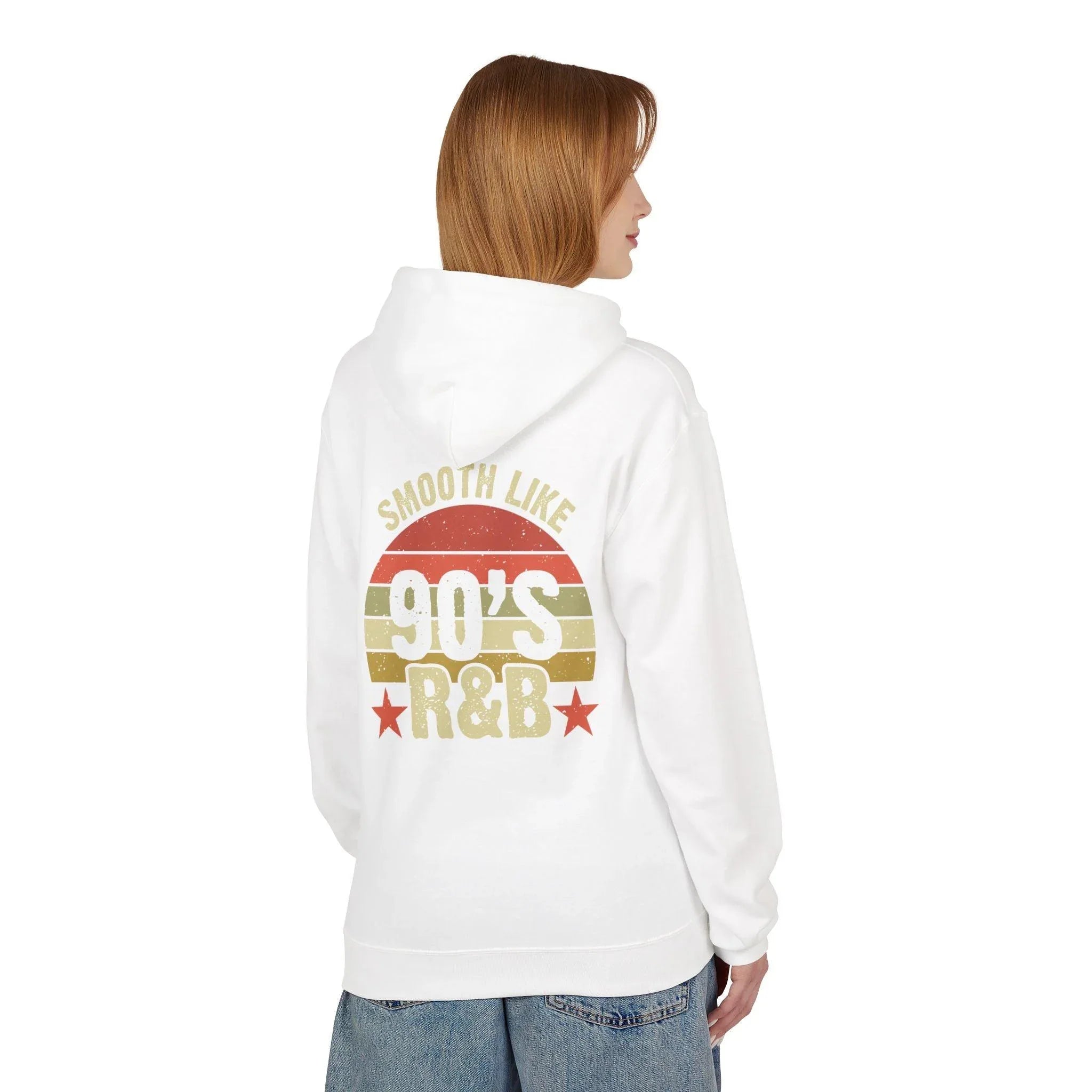 Retro Vibes Fleece Hoodie - Embrace the Comfort of 90's R&B Style