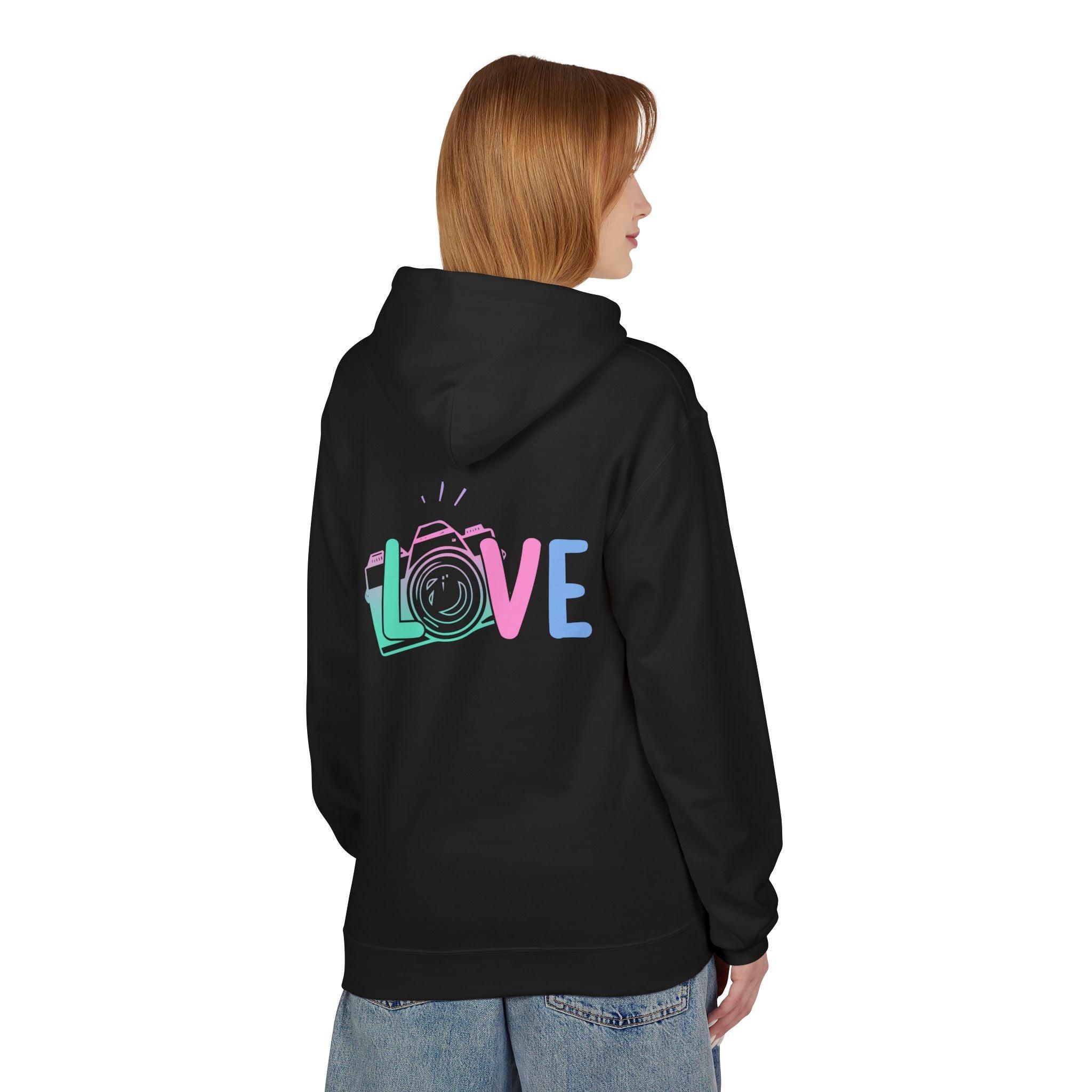 Cozy Love Photography Fleece Hoodie for Stylish Comfort