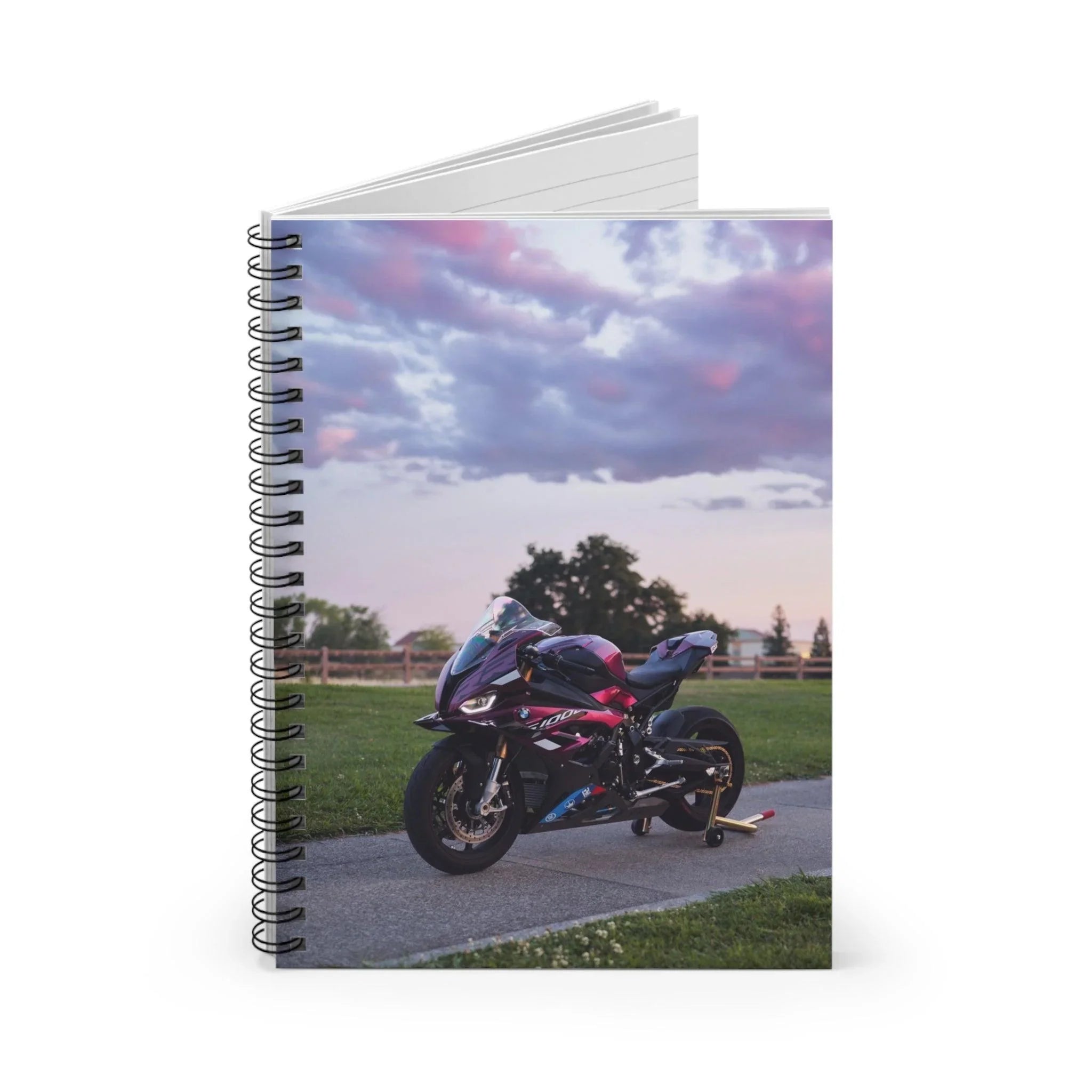 BMW S1000RR Motorcycle Spiral Notebook #040 - Throttle Designs