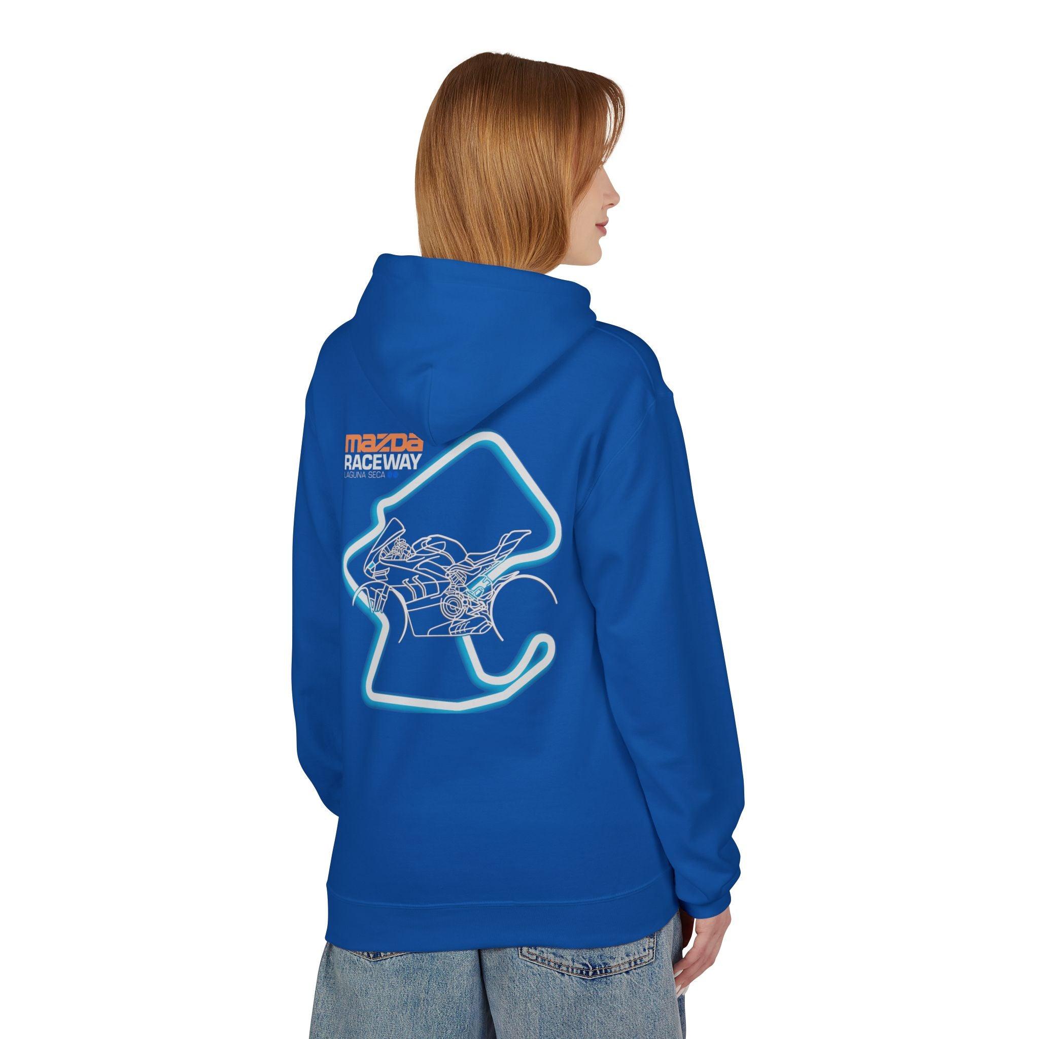 Ducati Panigale V4 SP Laguna Seca Fleece Hoodie - Stylish & Cozy