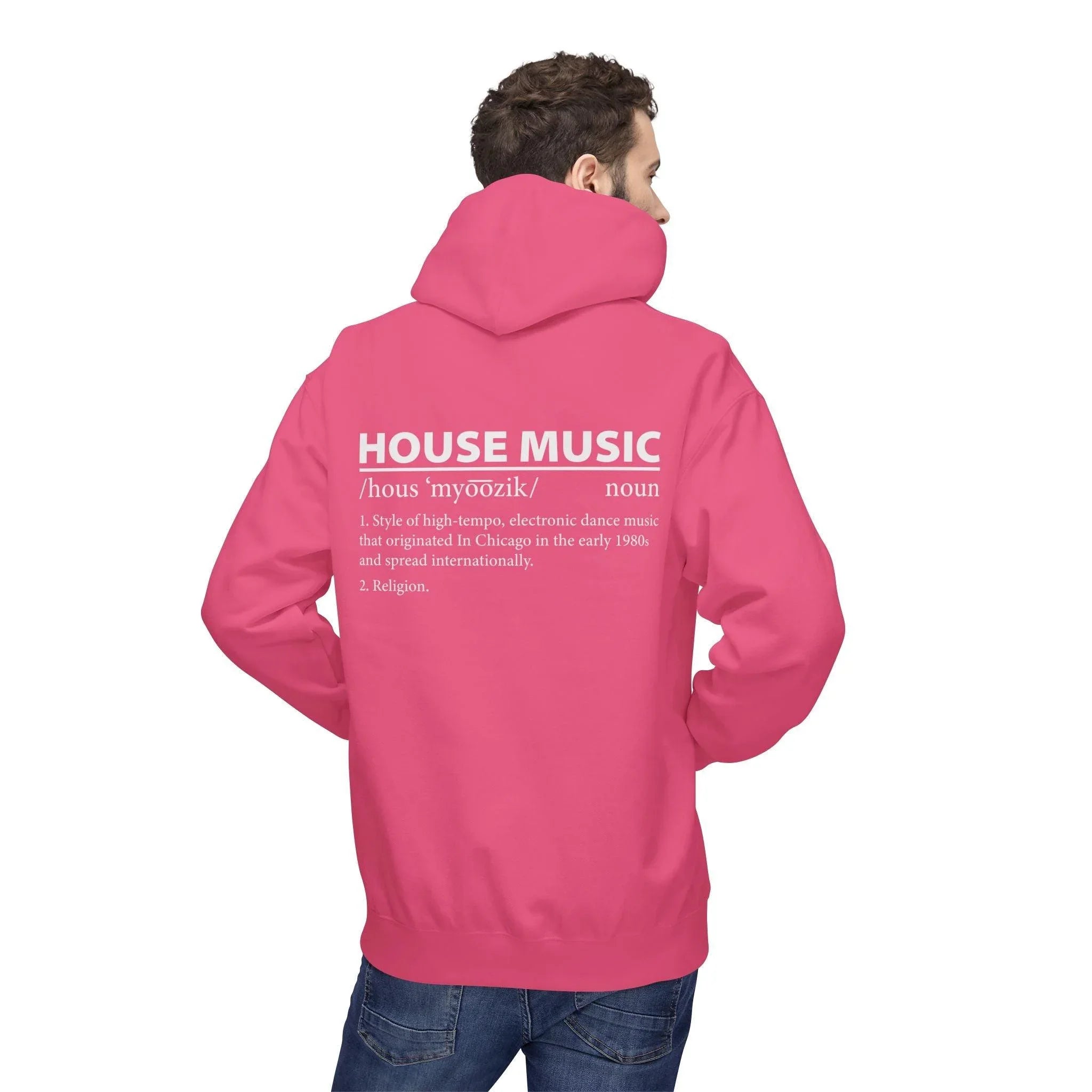 Ultimate House Music Fleece Hoodie for Comfort and Style