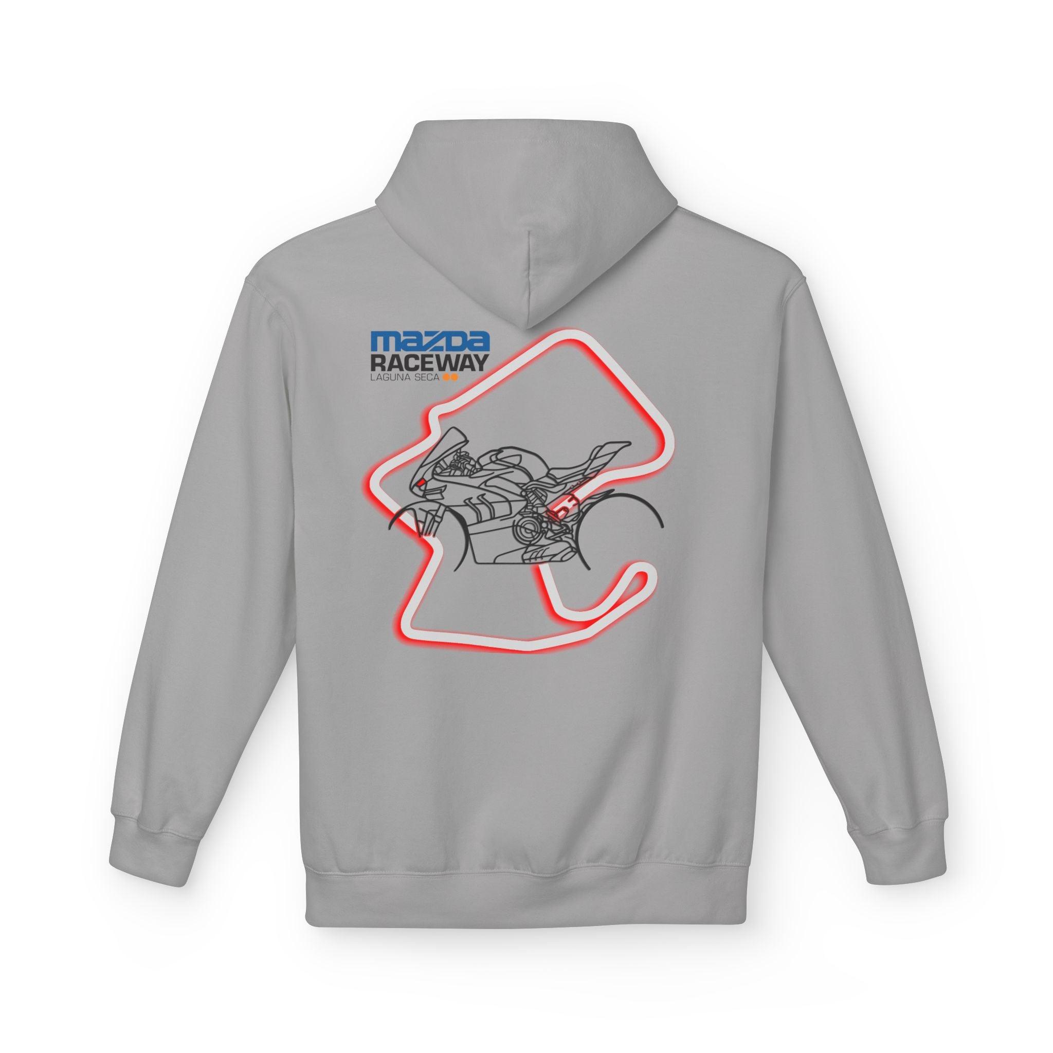 Ducati Panigale V4 SP Laguna Seca Hoodie - Red Edition for Comfort & Style