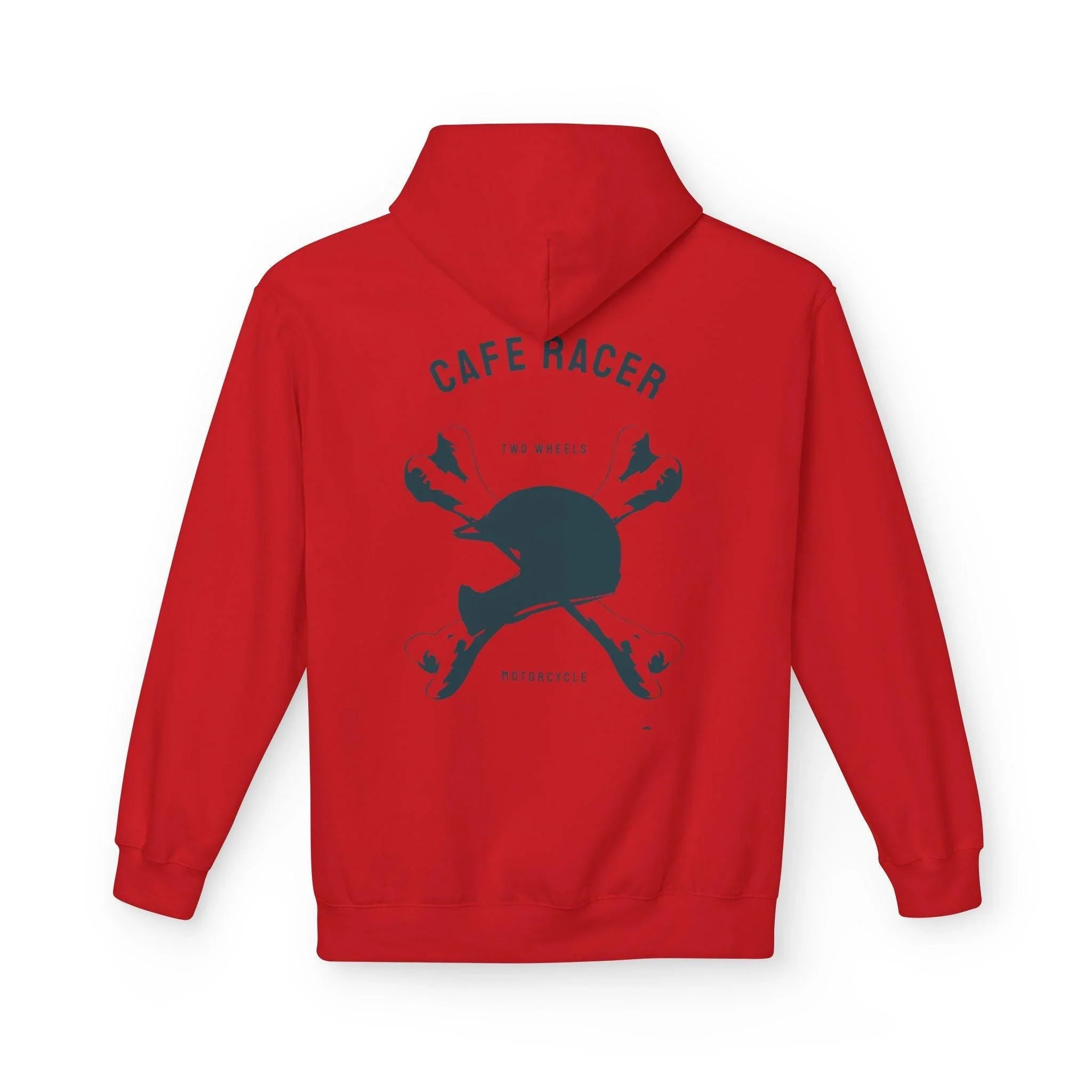Ultimate Cafe Racer Fleece Hoodie - Embrace the Ride with "Never Stop Riding" Design