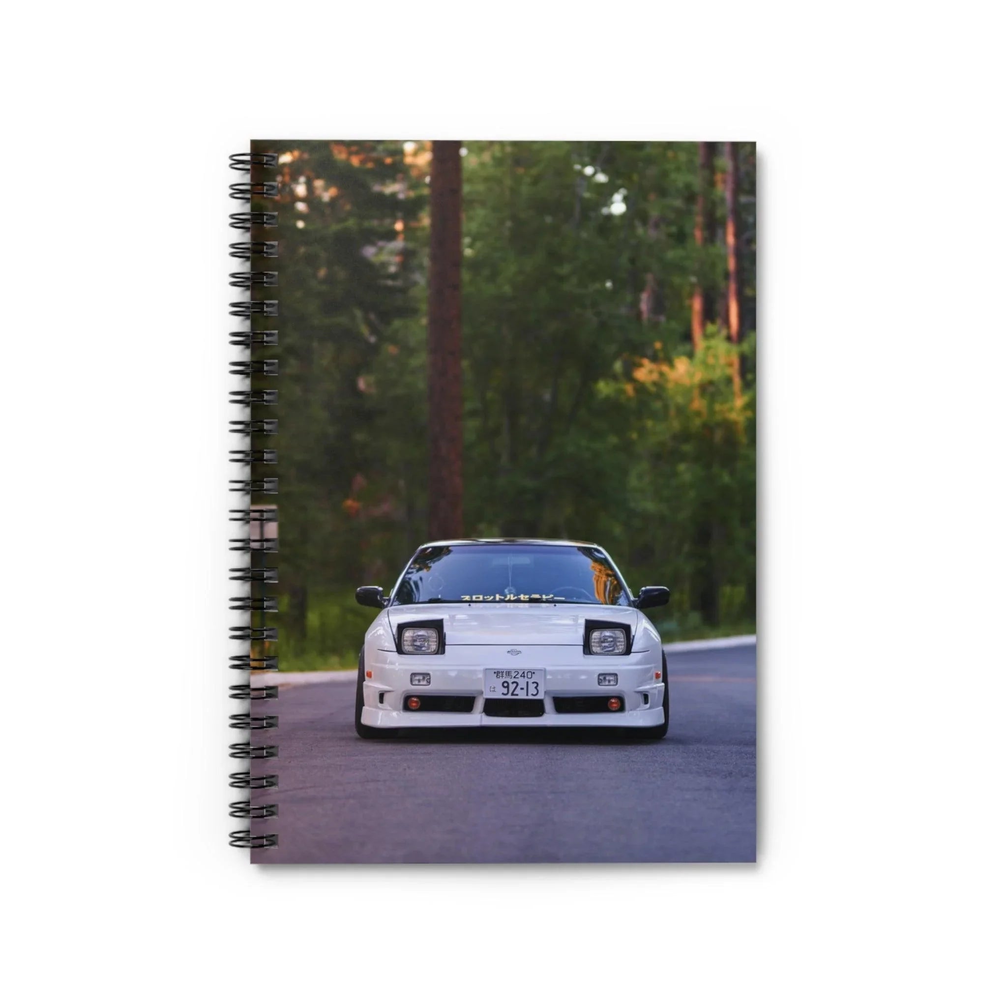 Nissan 240sx S13 Type-X Automotive Spiral Notebook #004 - Throttle Designs