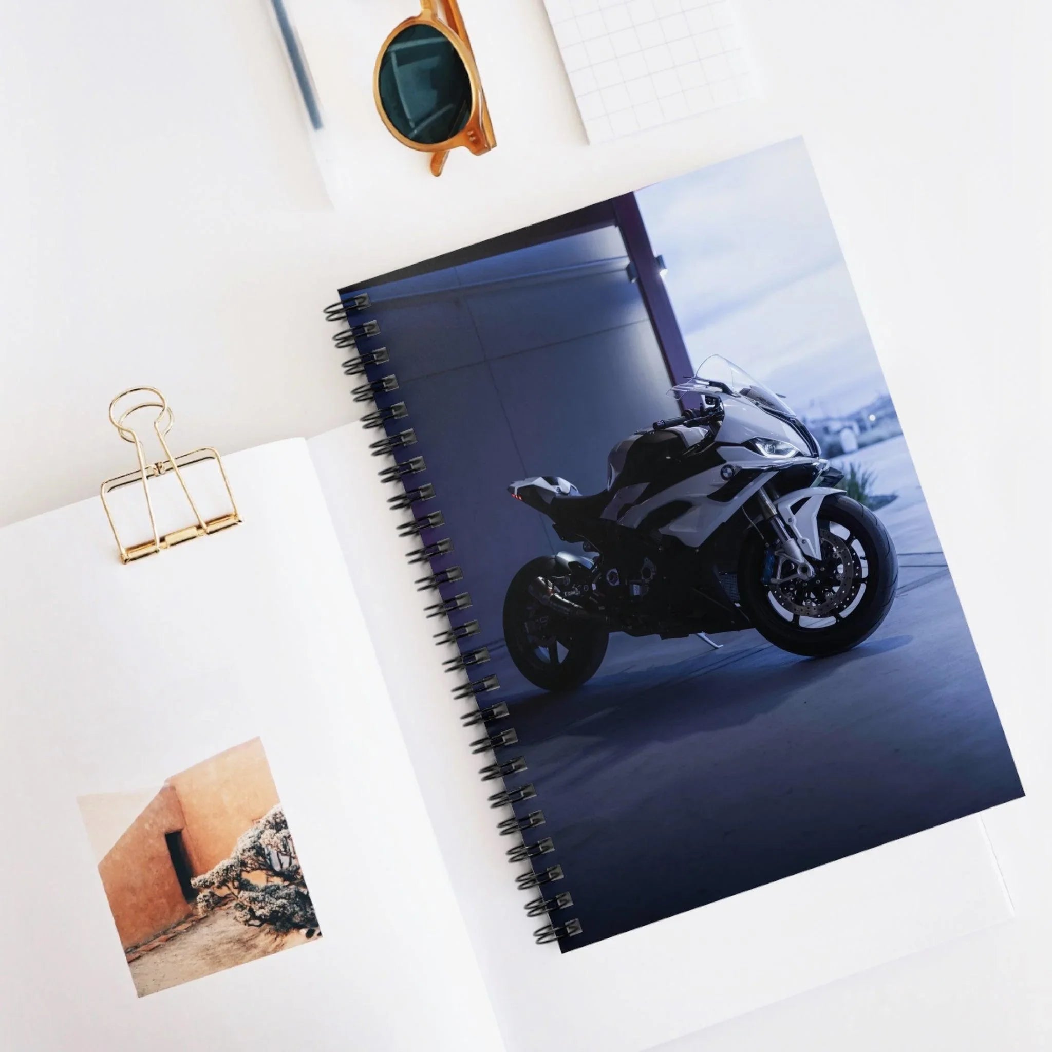 BMW S1000RR Motorcycle Spiral Notebook #051 - Throttle Designs