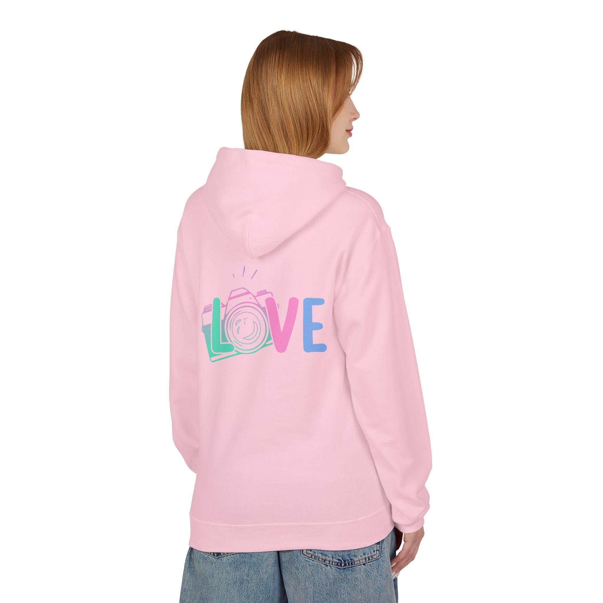 Cozy Love Photography Fleece Hoodie for Stylish Comfort