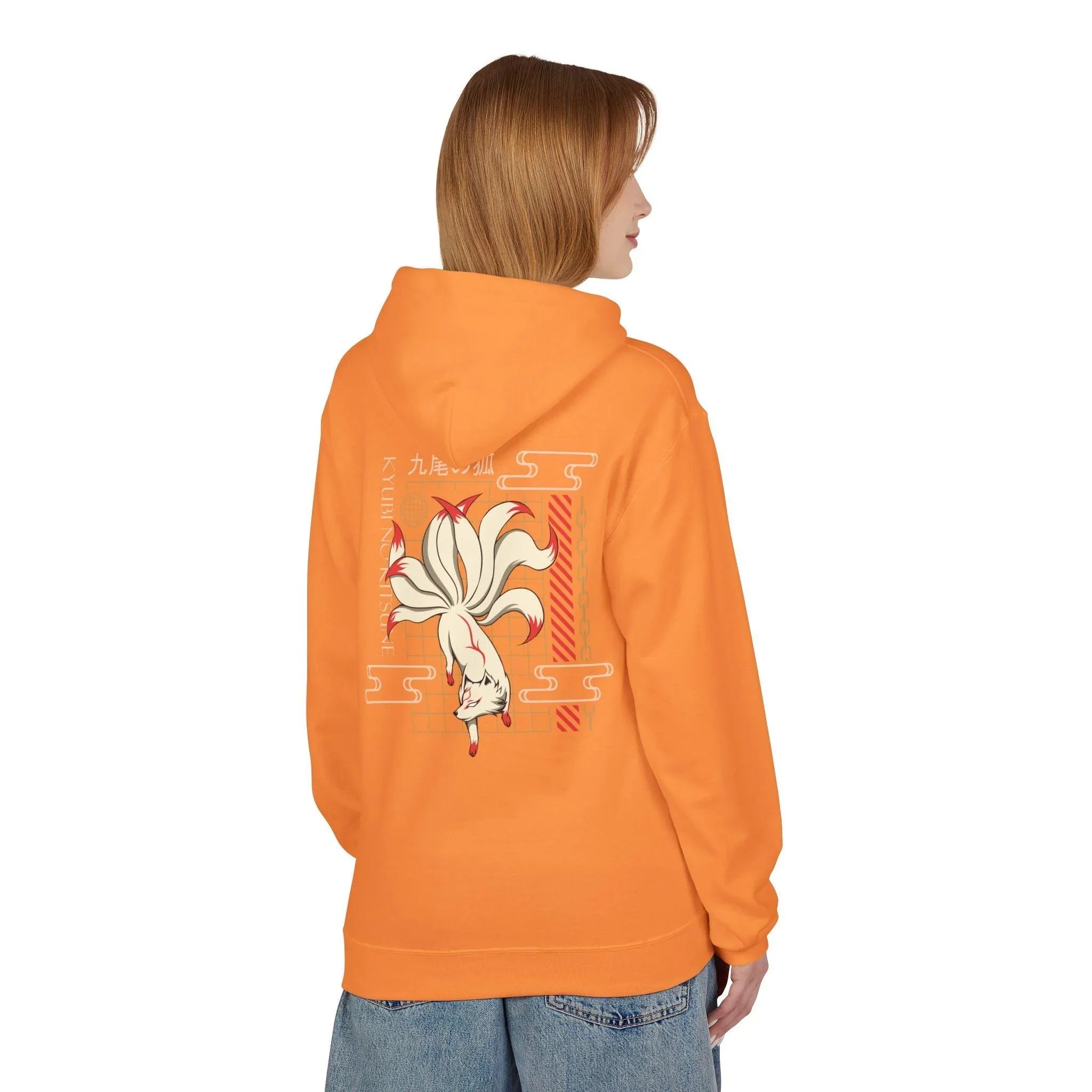 Kyubi No Kitsune Japanese Streetwear Fleece Hoodie – Ultimate Comfort Meets Stylish Design