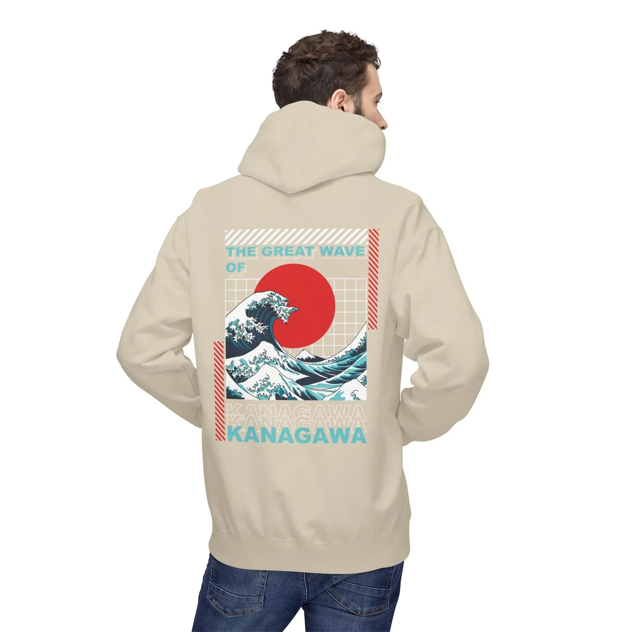 Ultimate Kanagawa Wave Fleece Hoodie: Stylish Japanese Streetwear Comfort