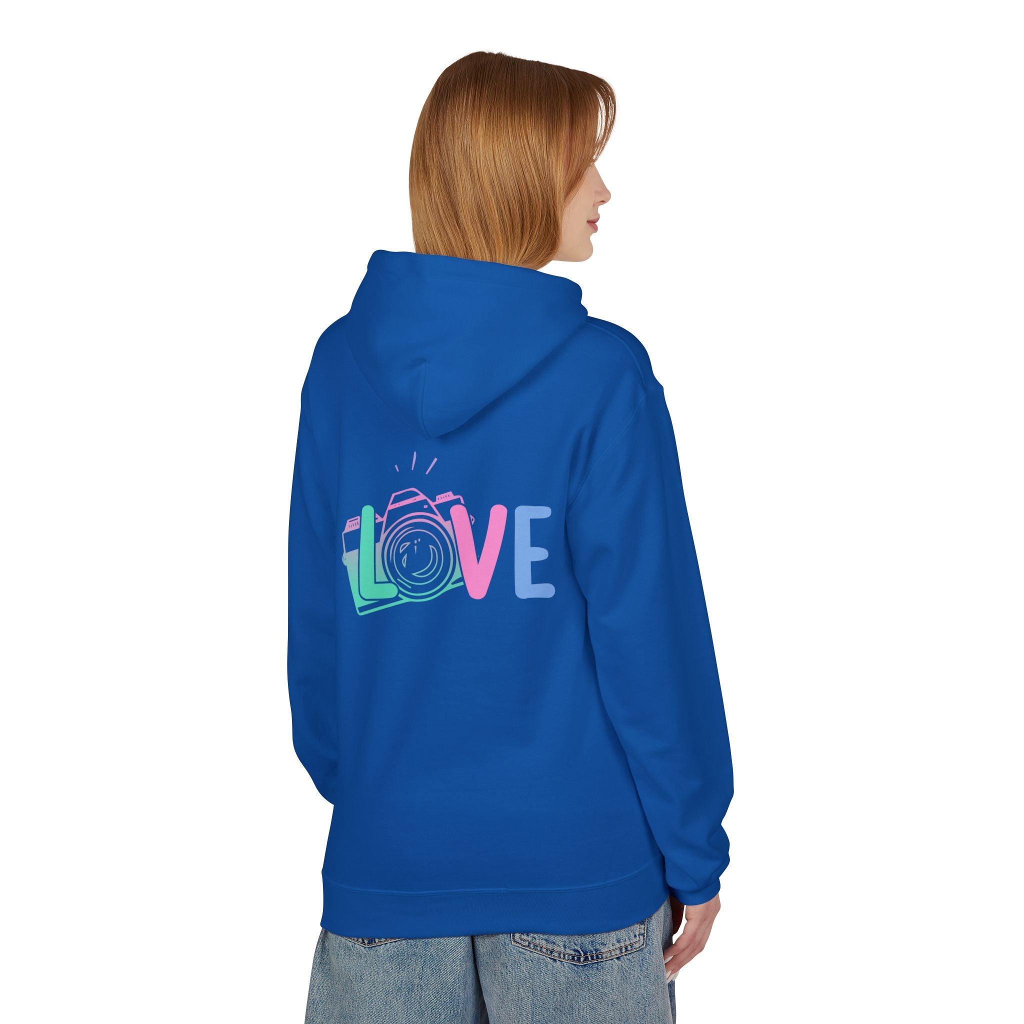 Cozy Love Photography Fleece Hoodie for Stylish Comfort