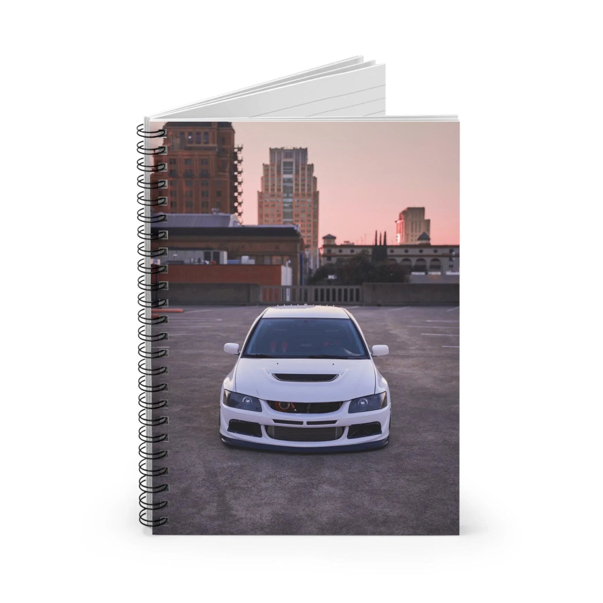 Mitsubishi Evo 8 Automotive Spiral Notebook #019 - Throttle Designs