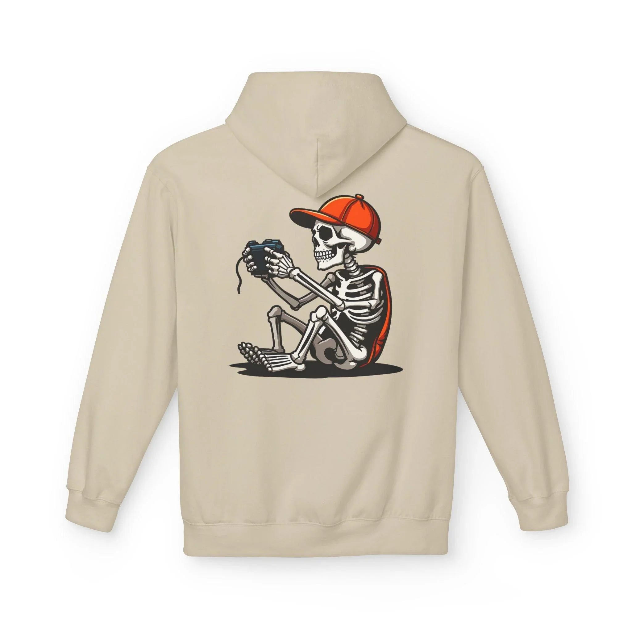 Ultimate Skeleton Gamer Fleece Pullover Hoodie for Comfort and Style