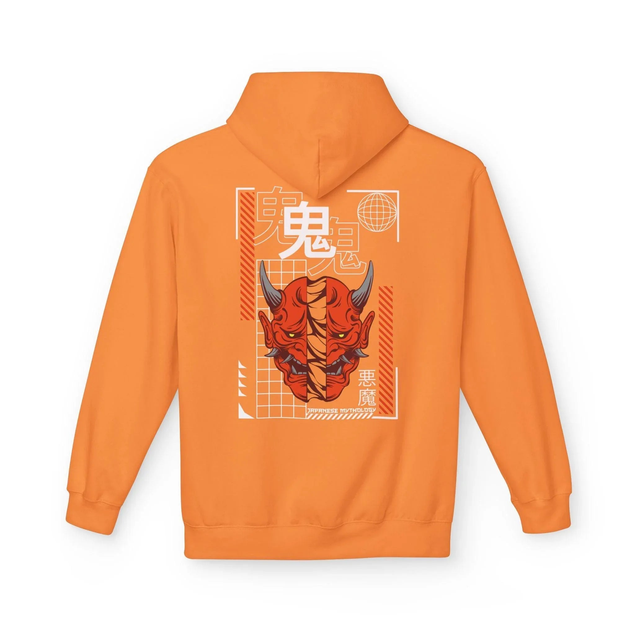 Oni Mask Streetwear Fleece Hoodie - Ultimate Comfort & Unique Style