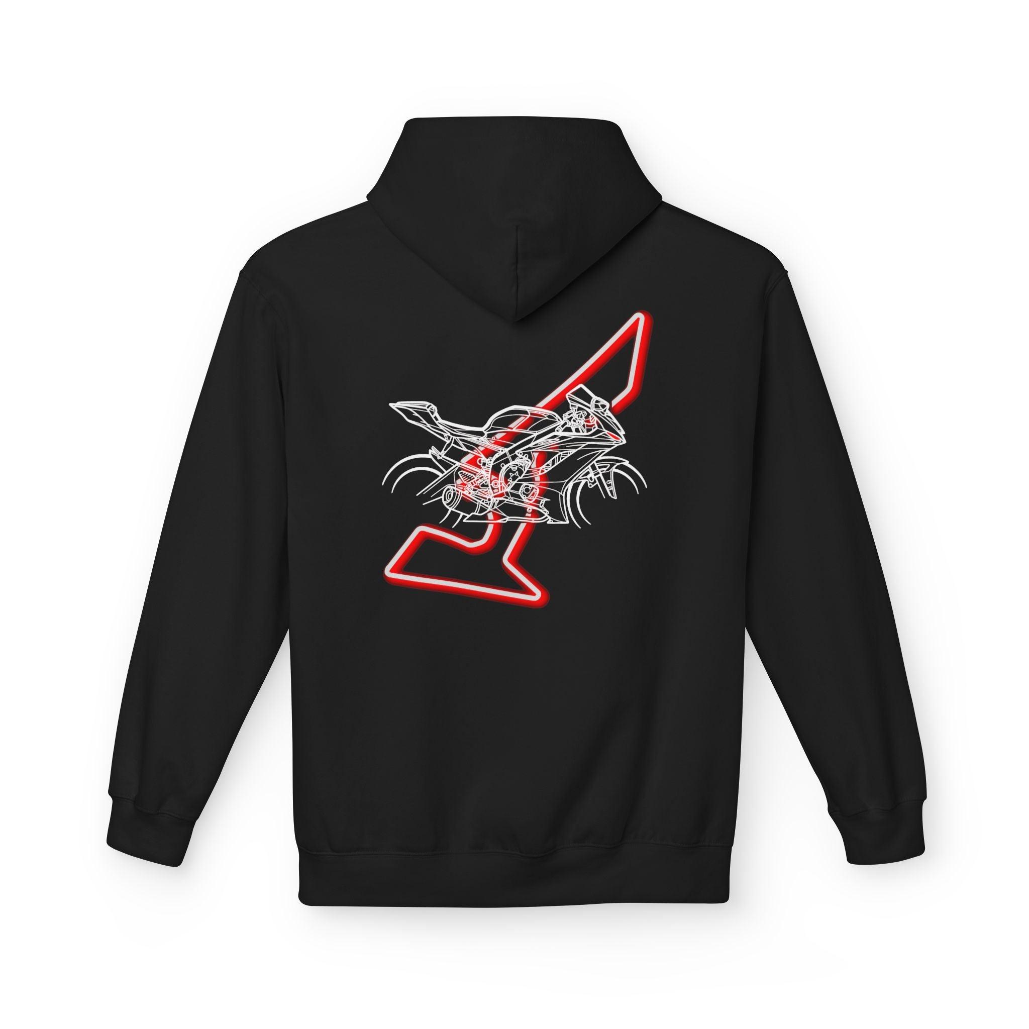 Yamaha R6 Red Eyes Hoodie - Ultimate Comfort for Racing Fans