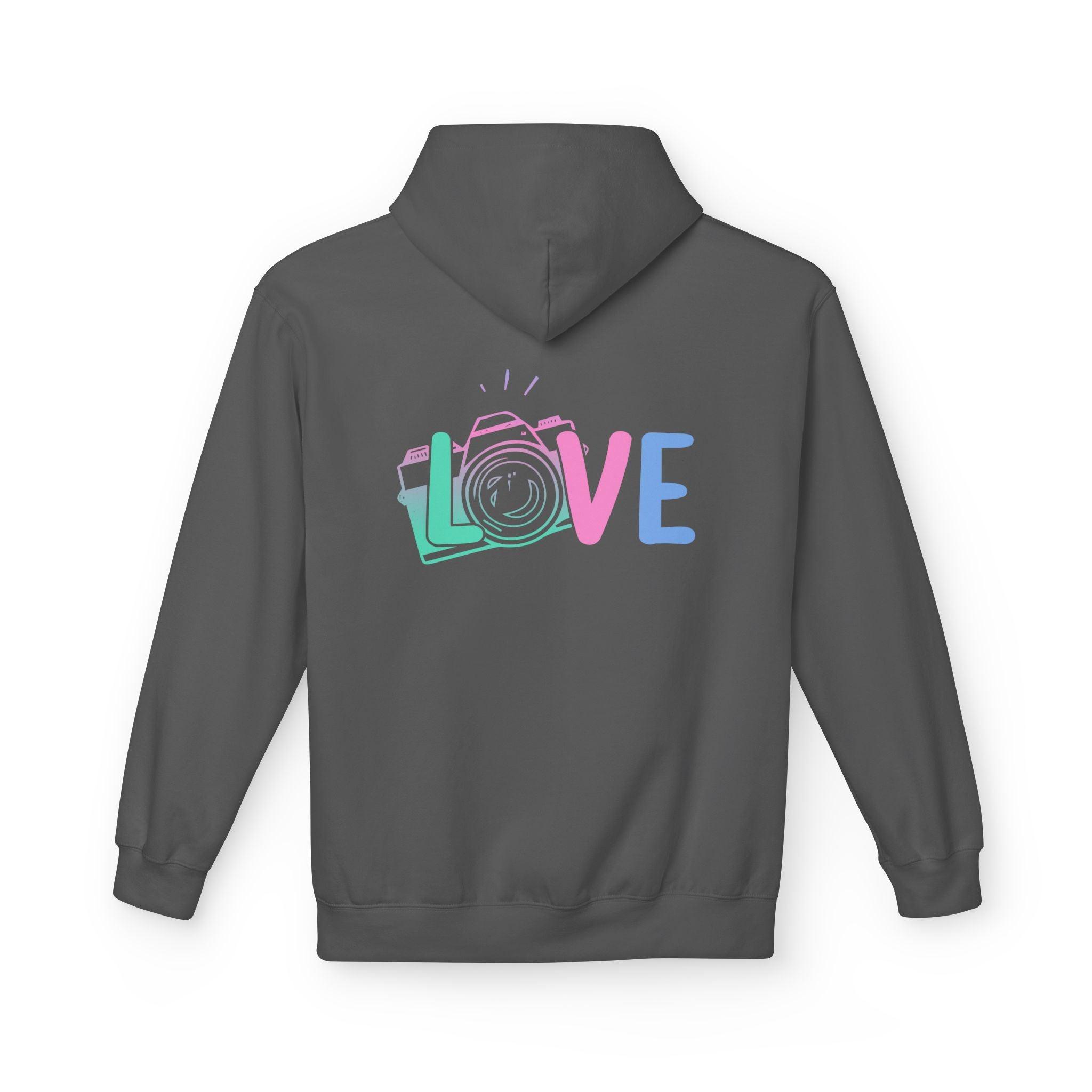 Cozy Love Photography Fleece Hoodie for Stylish Comfort
