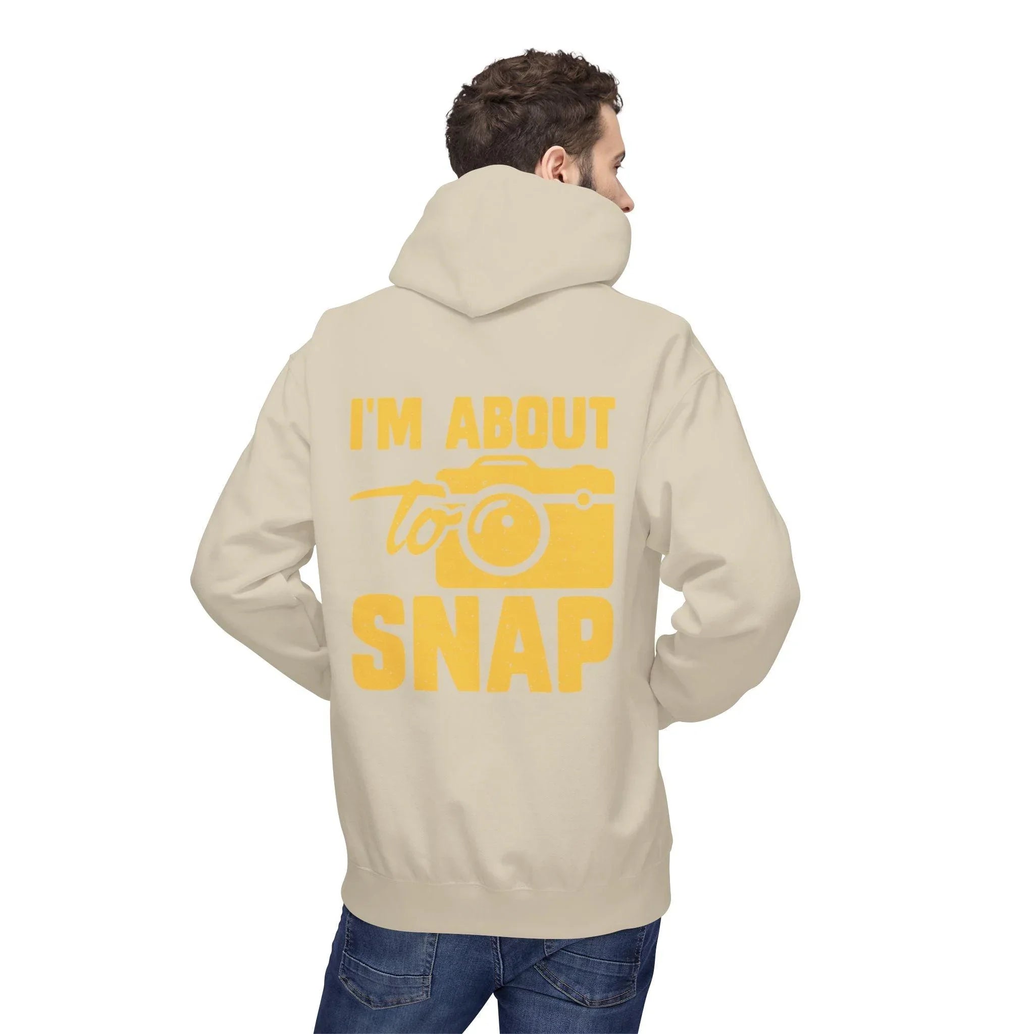"I'm About to Snap" Exclusive Fleece Hoodie for Passionate Photographers