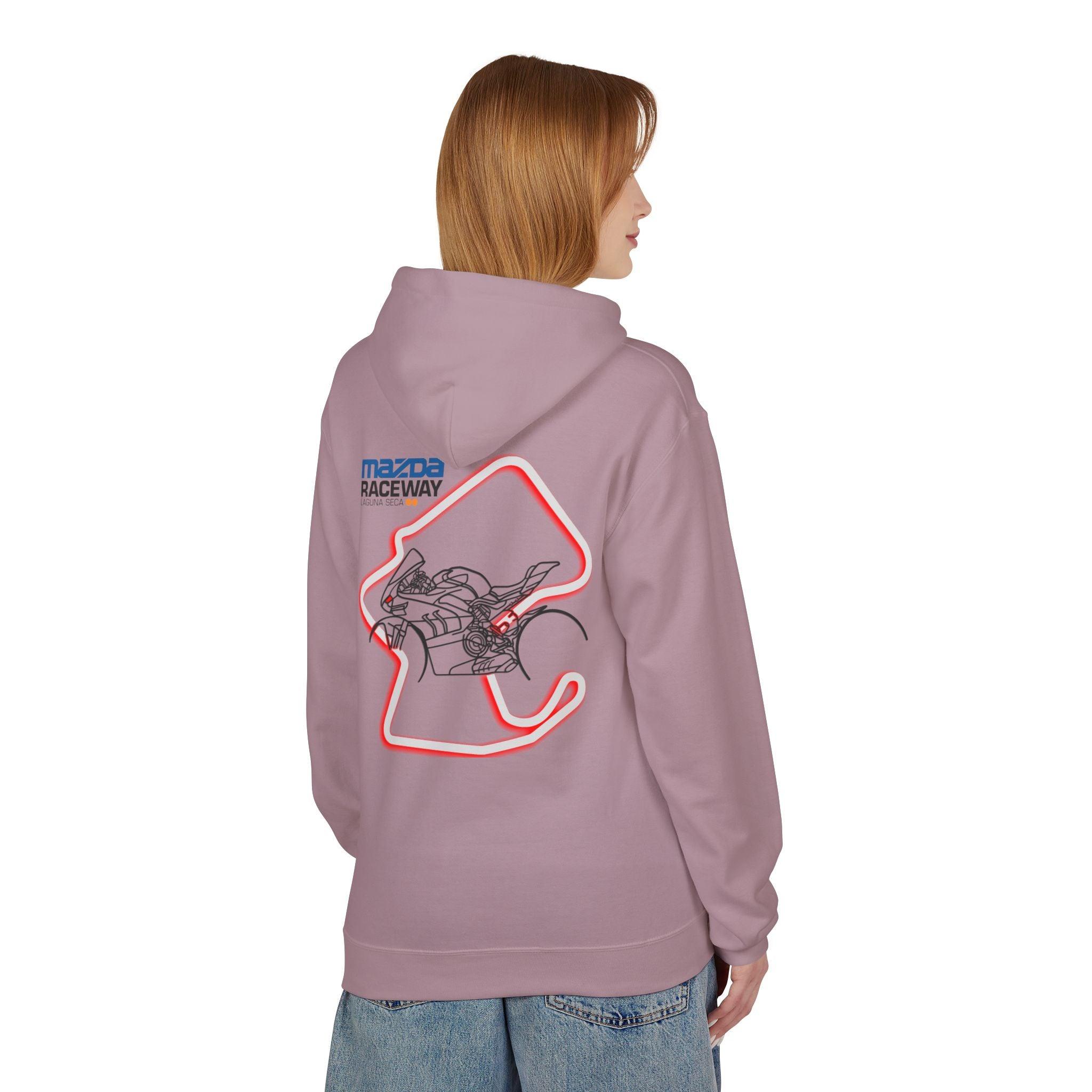 Ducati Panigale V4 SP Laguna Seca Hoodie - Red Edition for Comfort & Style