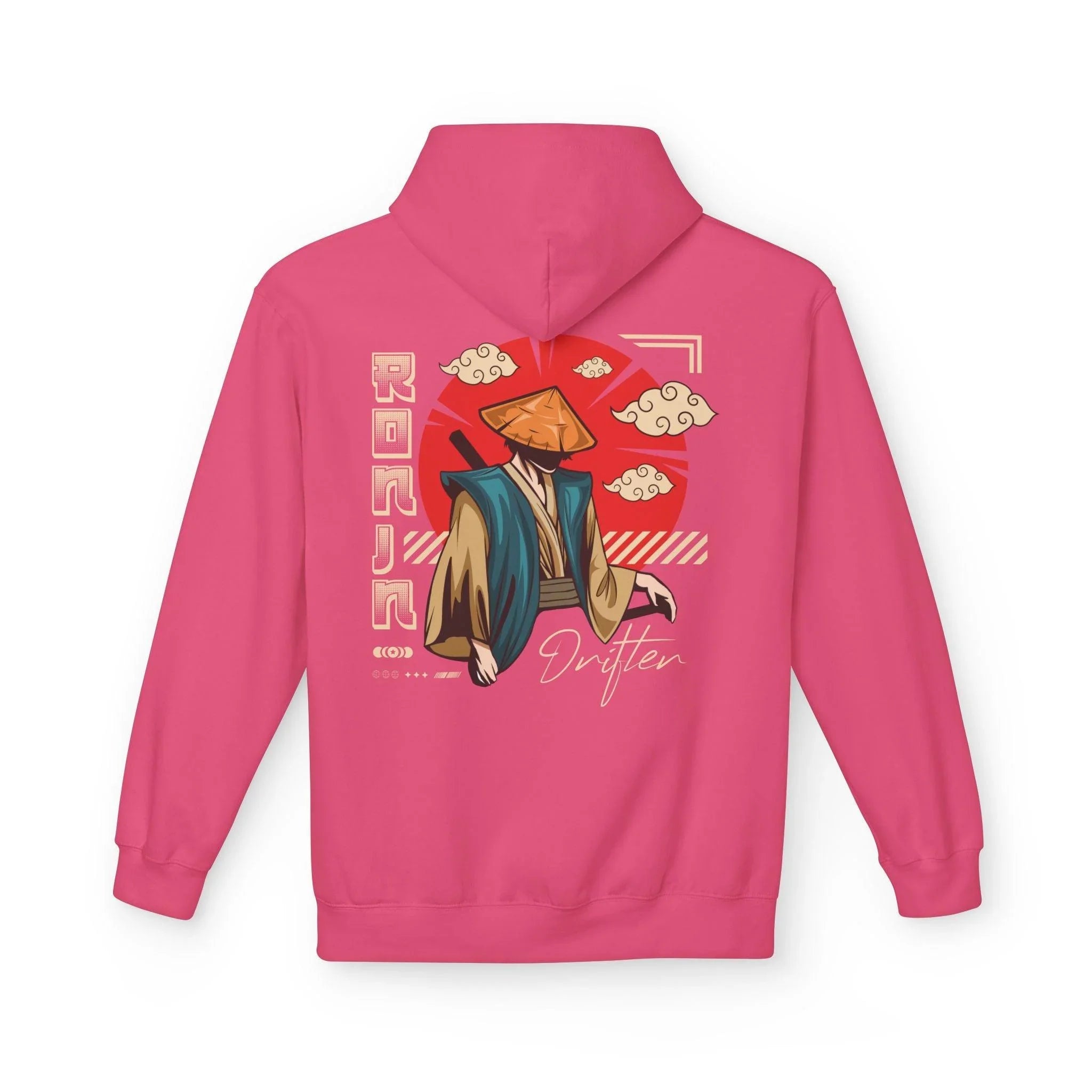 Ultimate Ronin Drifter Japanese Streetwear Fleece Hoodie for Trendsetters